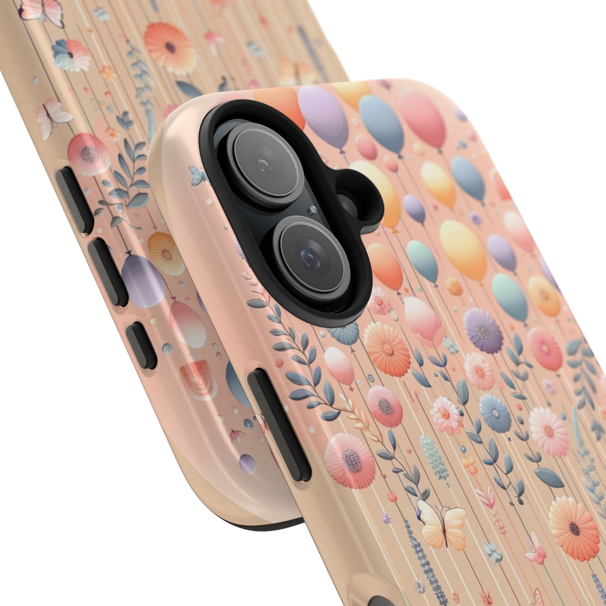 Balloons and flowers - Tough Phone Case