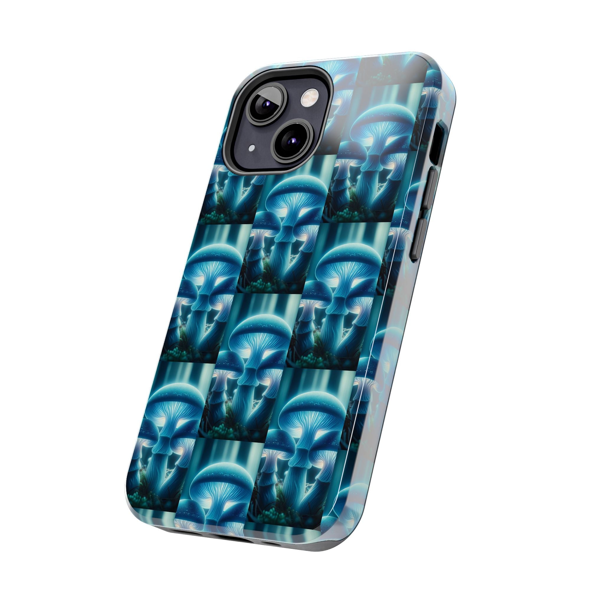Blue Mushrooms - Tough Phone Case