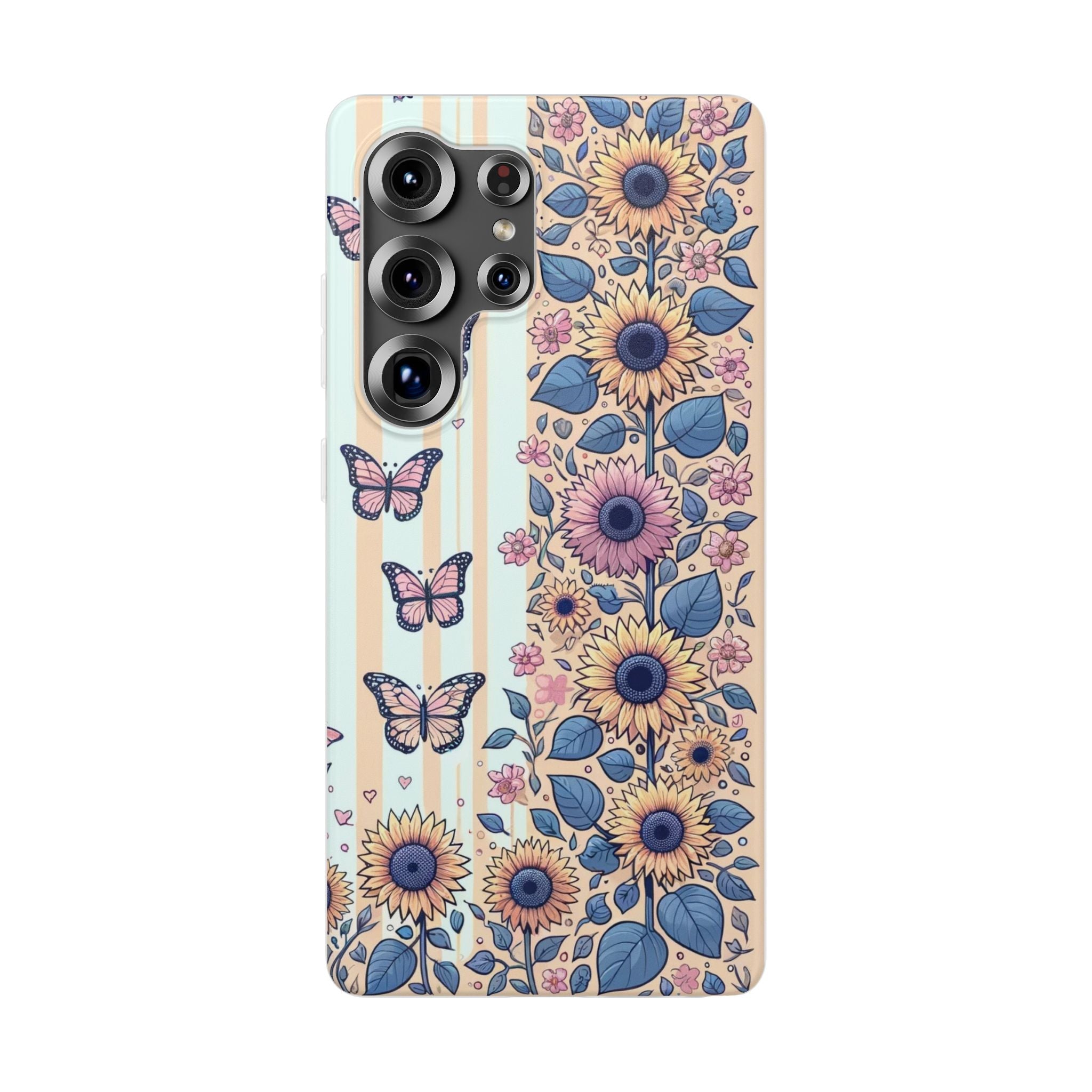 Sunflowers and butterflies - Flexi Case (Samsung only)