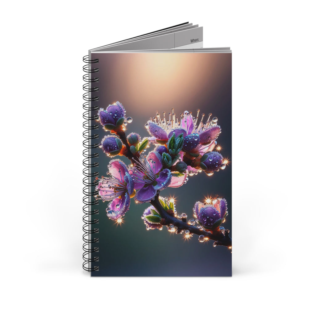 Lavender diamond flowers (3)- Spiral Journal