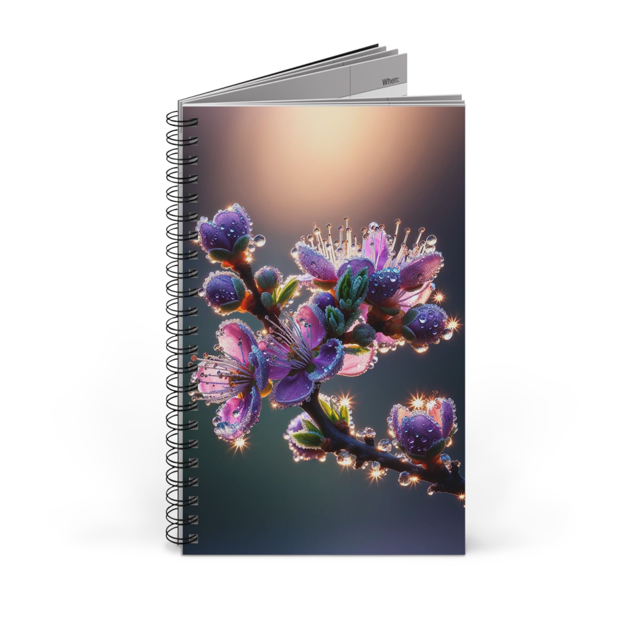 Lavender diamond flowers (3)- Spiral Journal