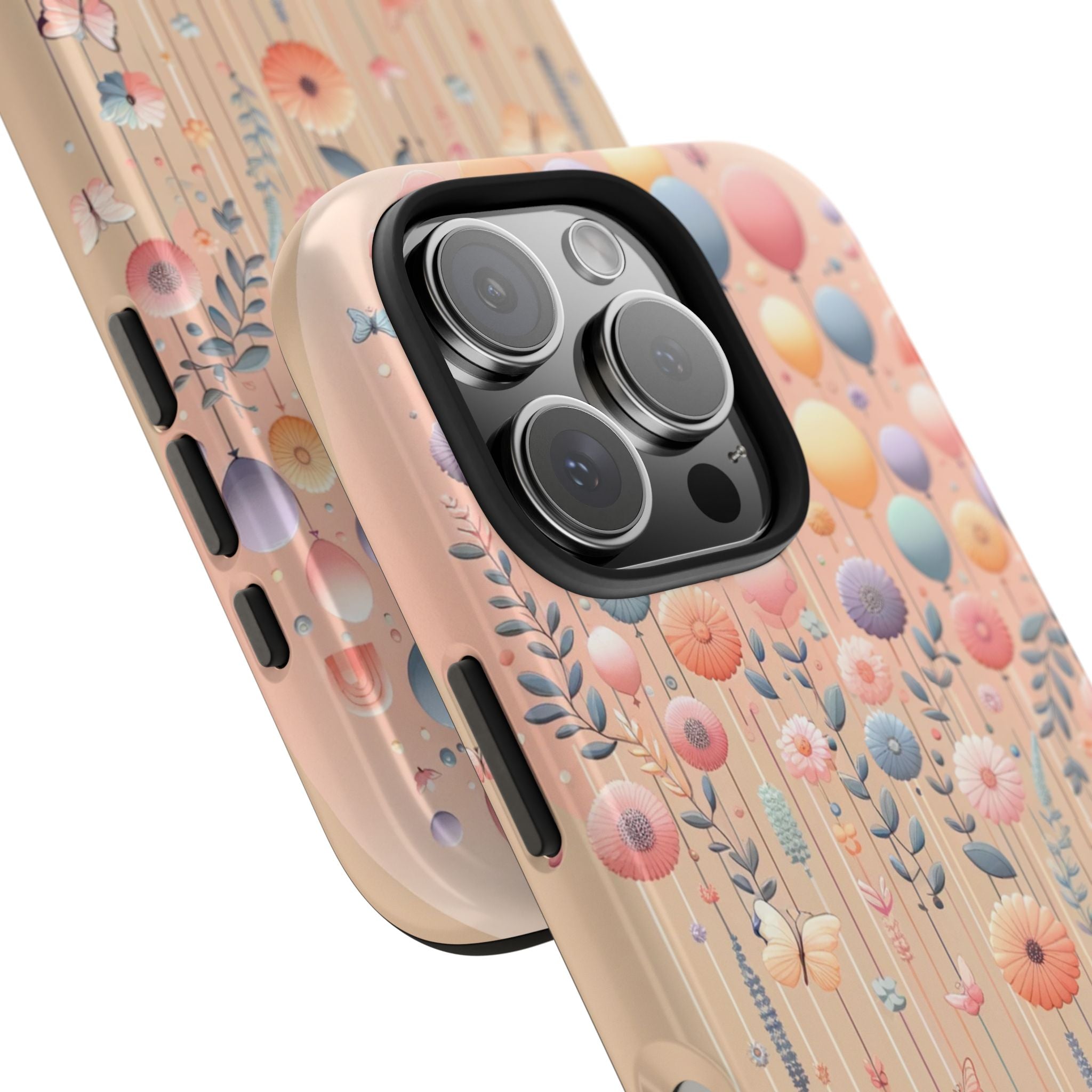 Balloons and flowers - Tough Phone Case