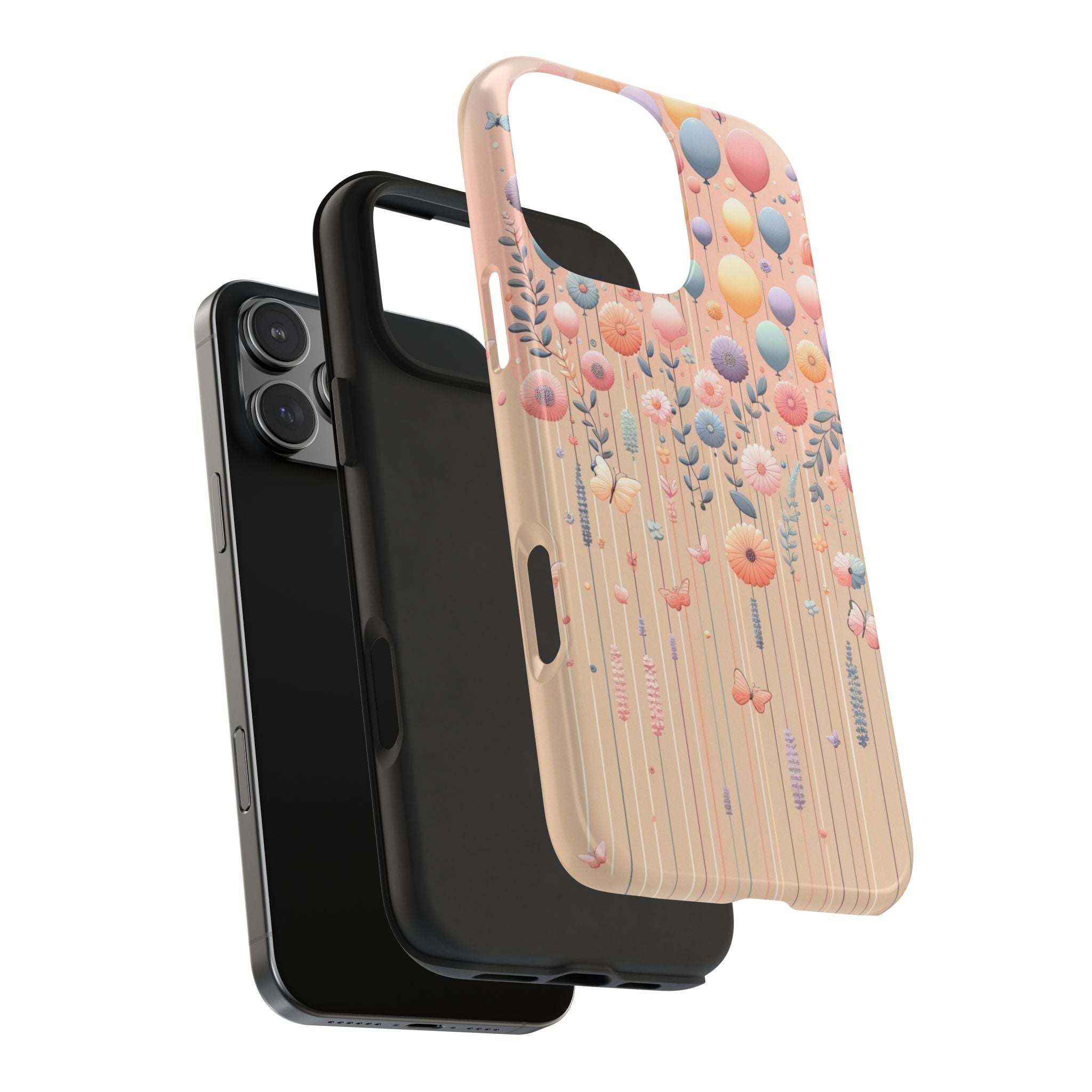 Balloons and flowers - Tough Phone Case