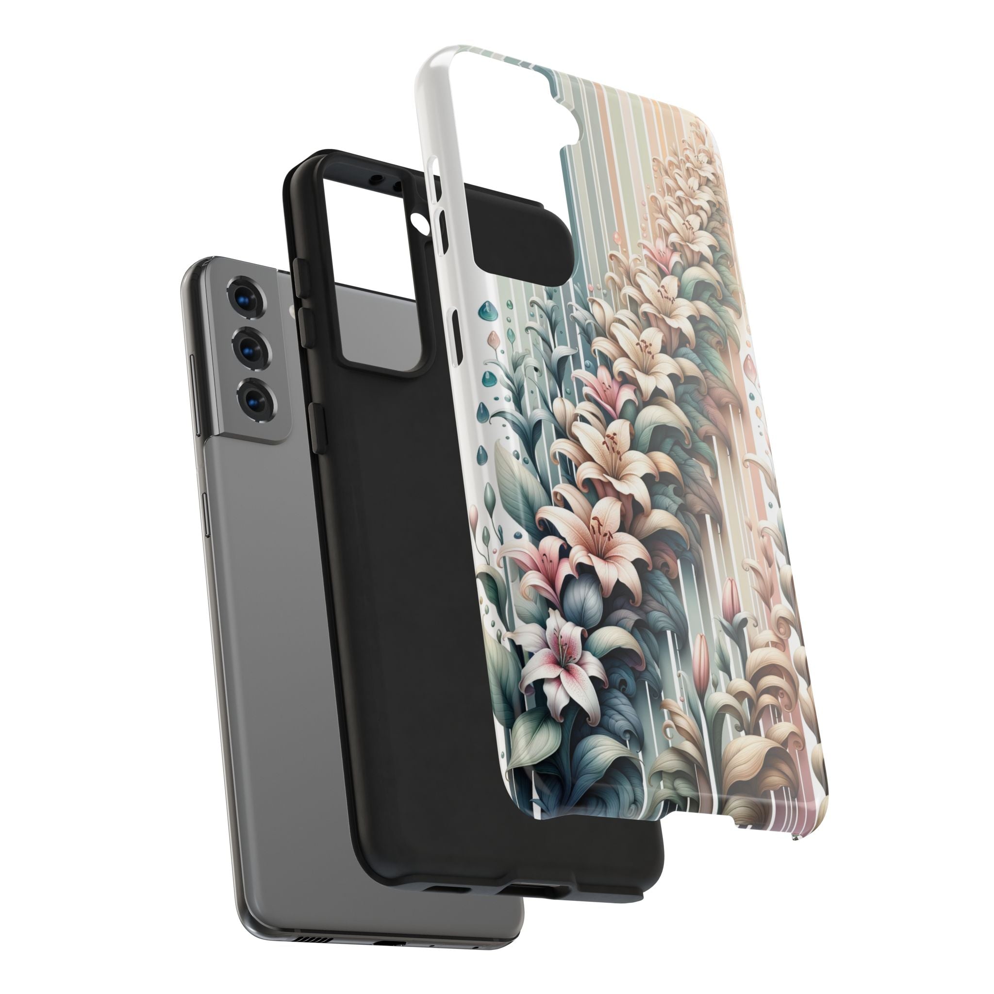 Pastel lilies - Tough Phone Case