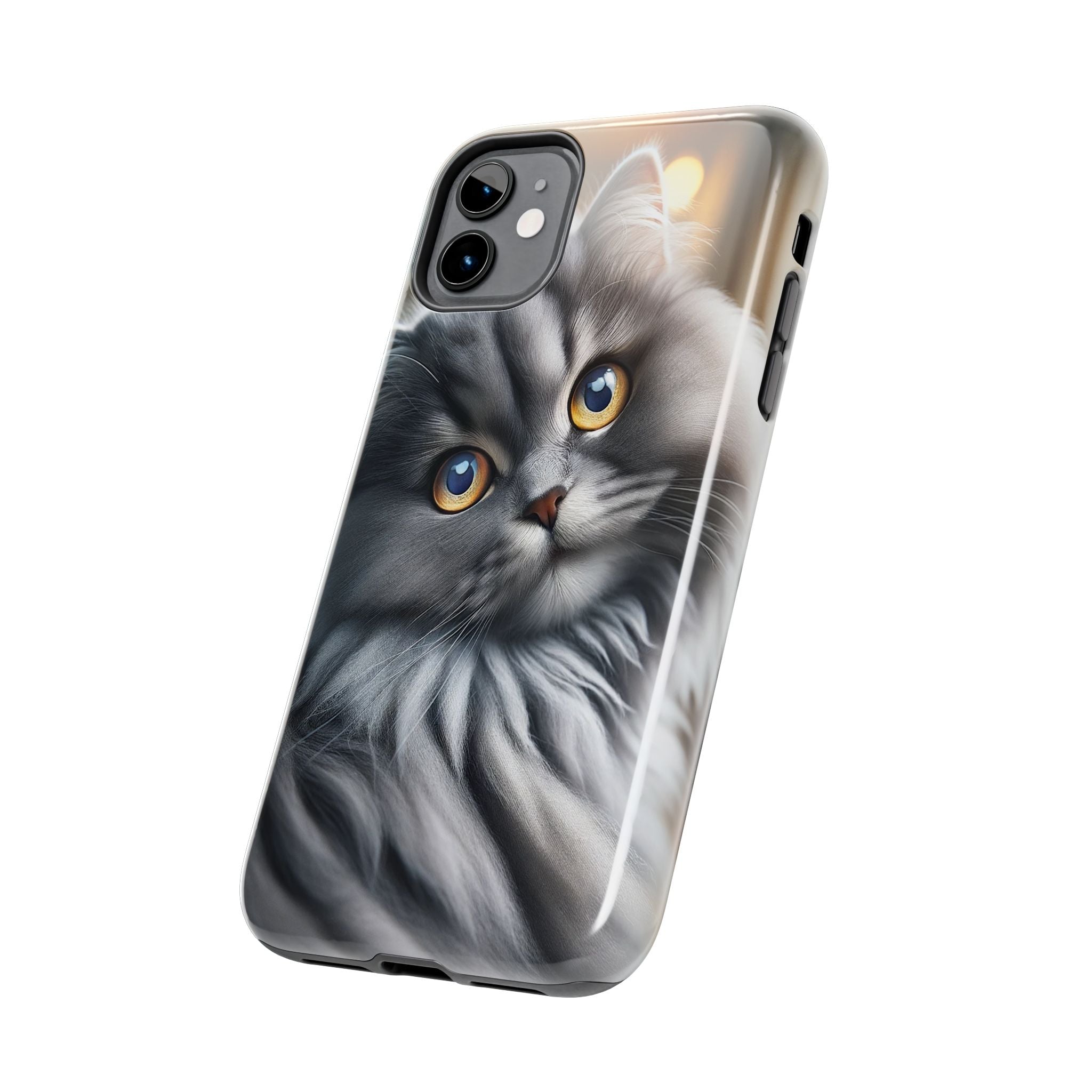 Grey cat - Tough Phone Case