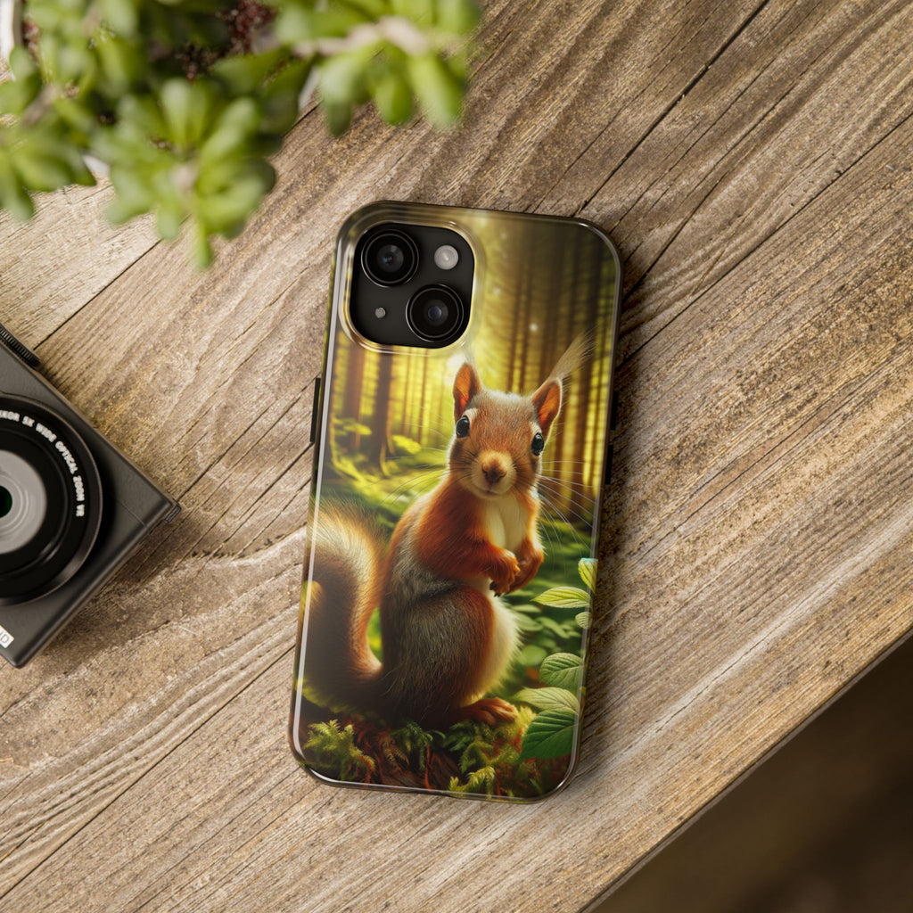 Curious squirrel - Tough Phone Case