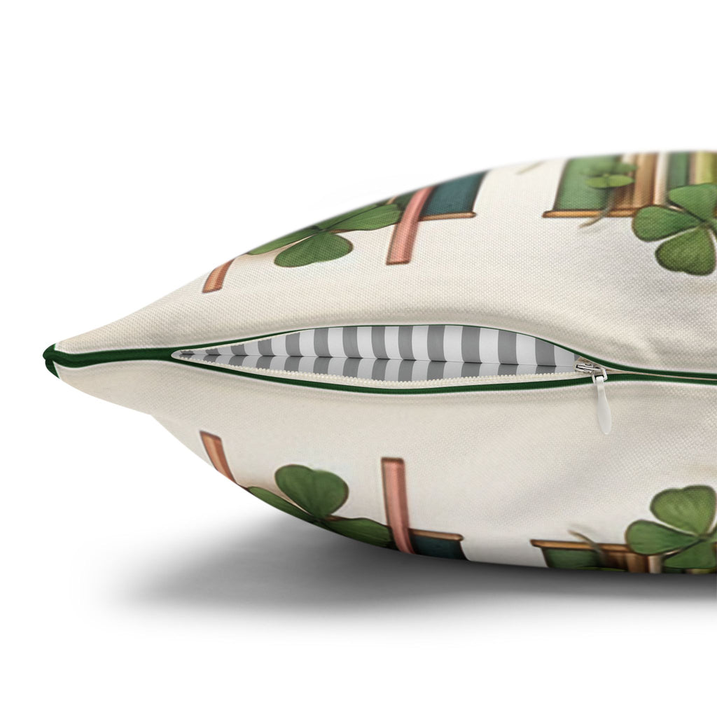 Lilies with little leaves - Polyester Square Pillowcase