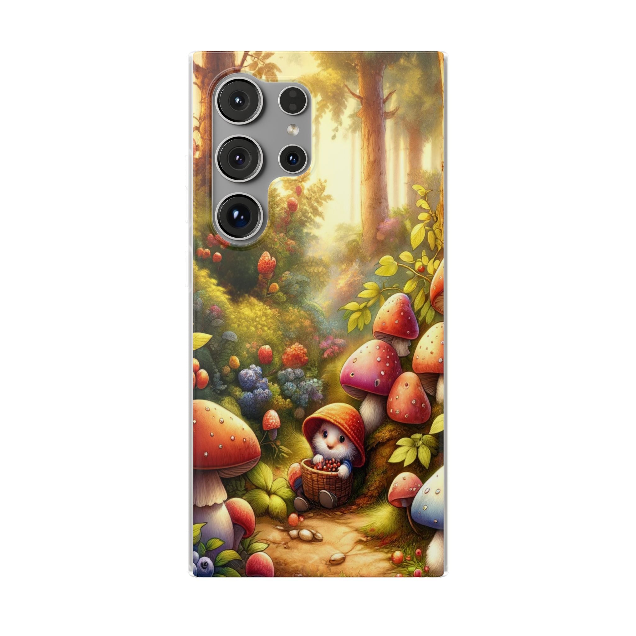 Gnome and mushrooms - Flexi Case (Samsung only)