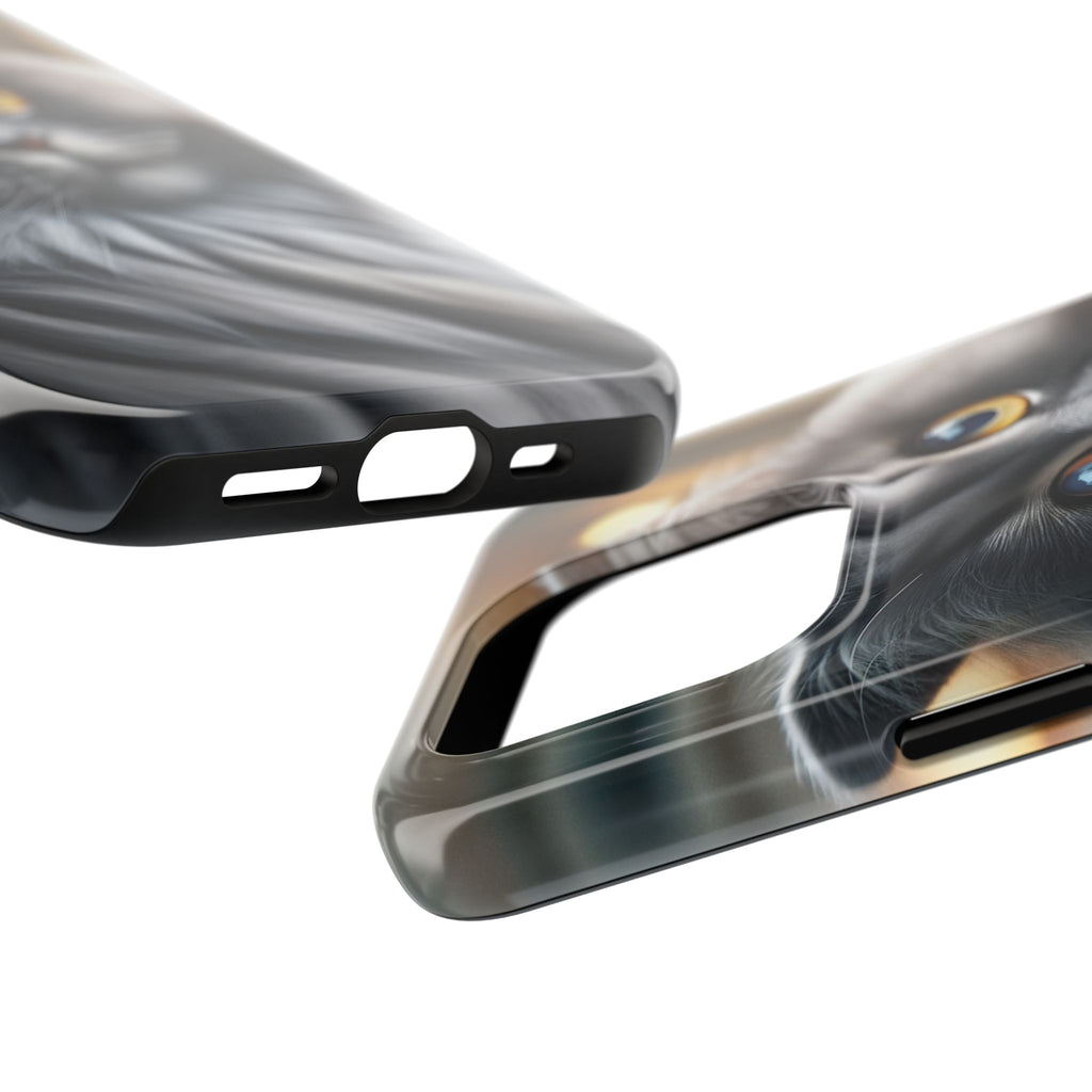 Grey cat - Tough Phone Case