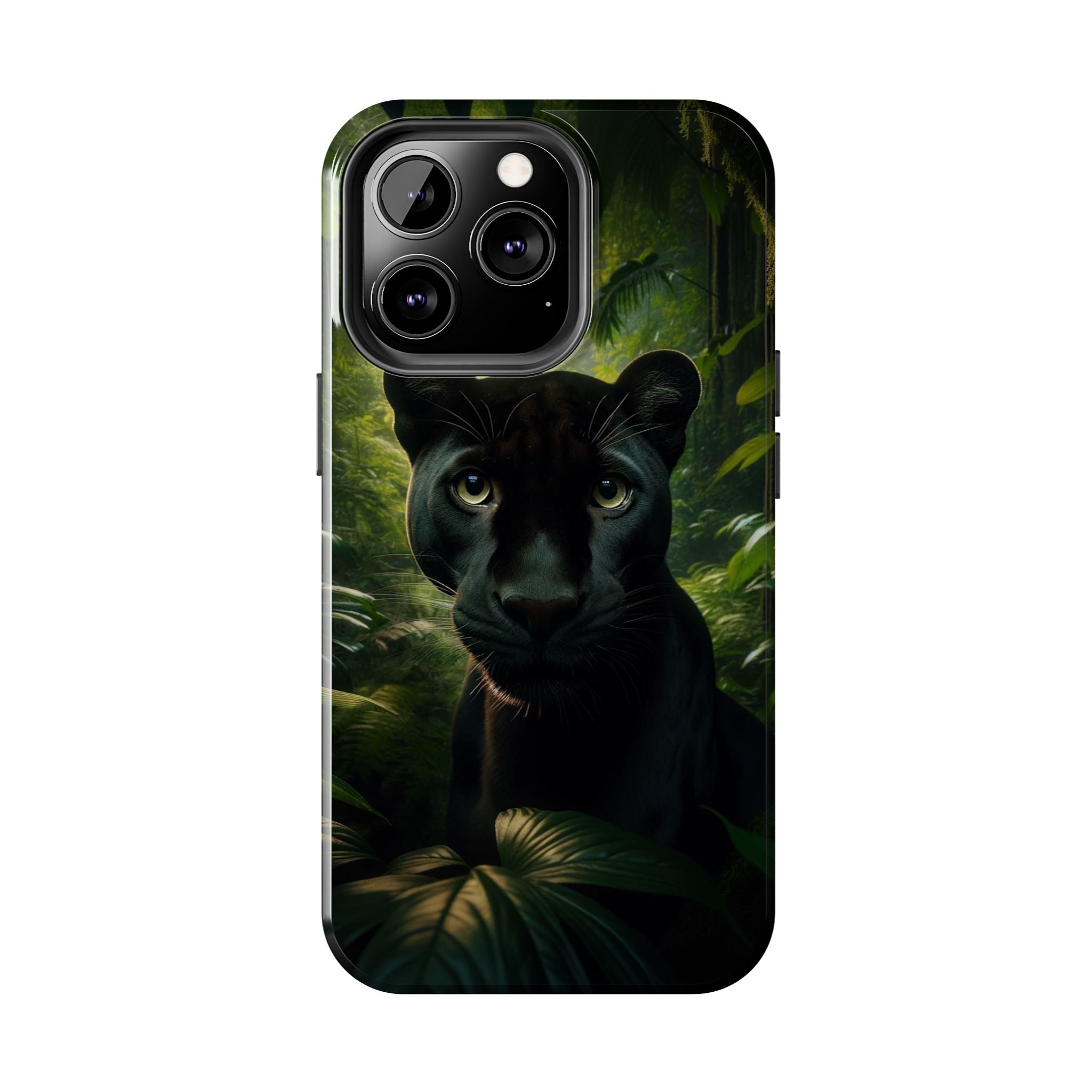Curious black panther - Tough Phone Case