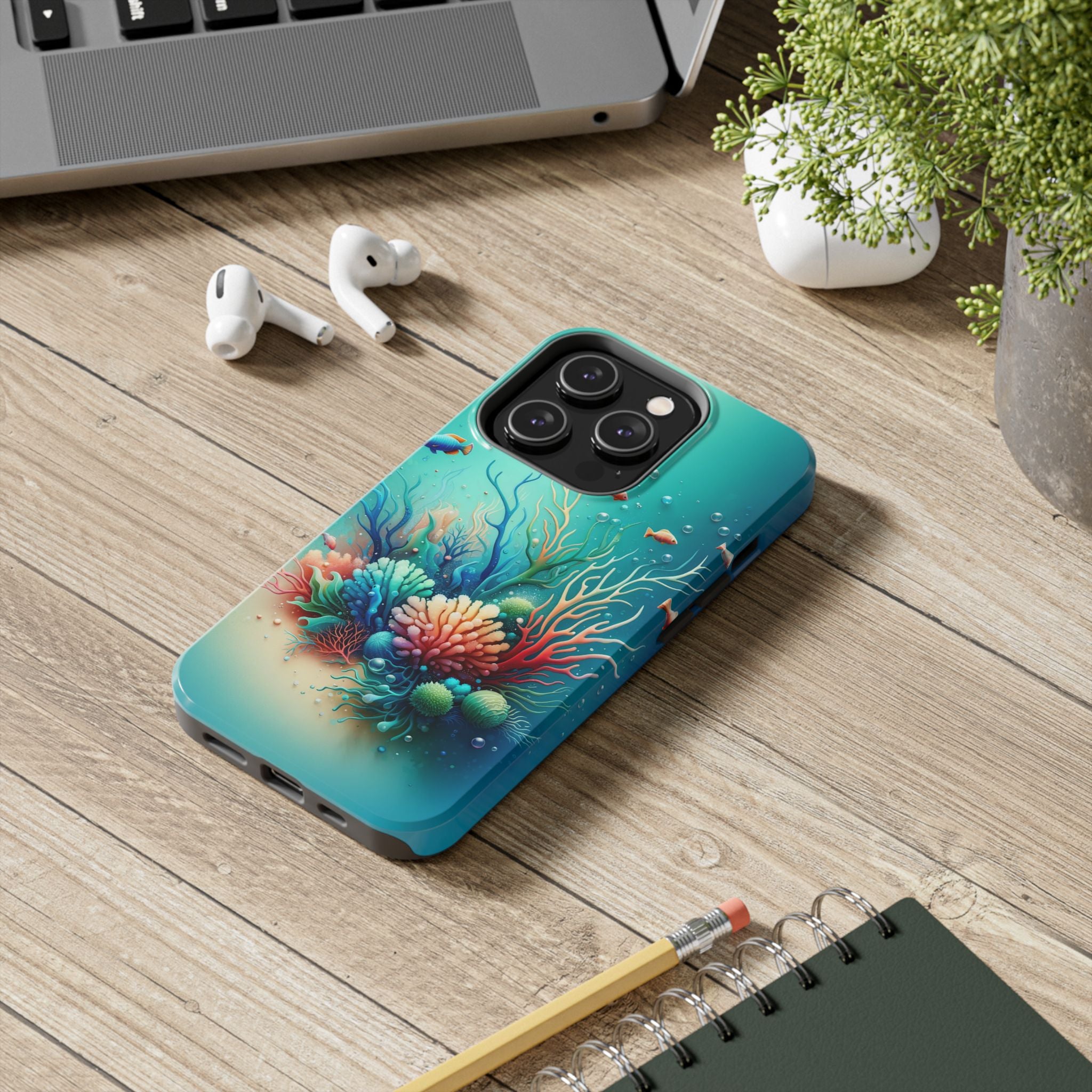 Phone Case Coral Reef Design
