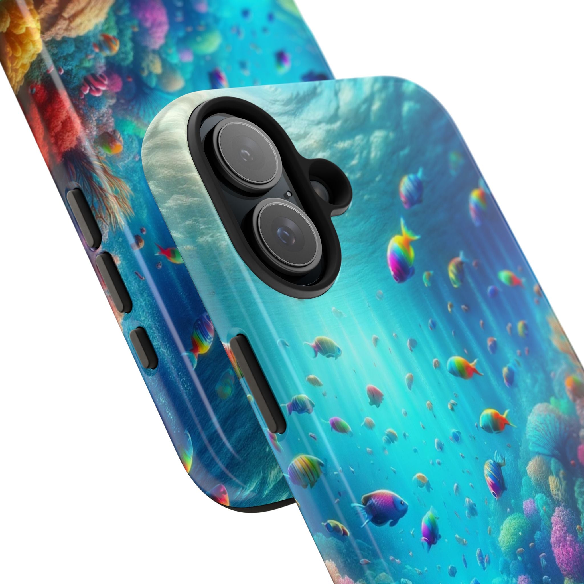 Coloured fish and coral reef - Tough Phone Case