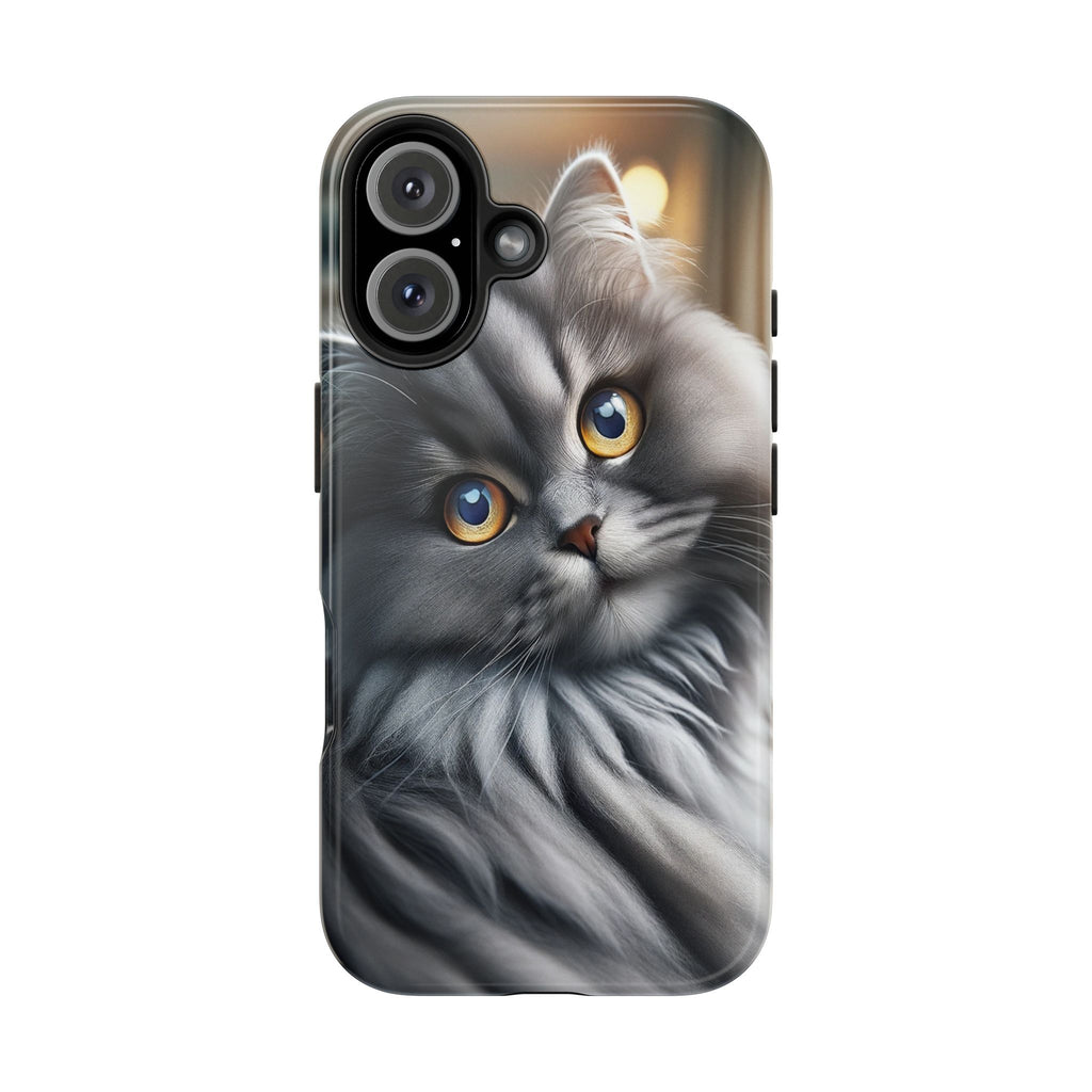 Grey cat - Tough Phone Case