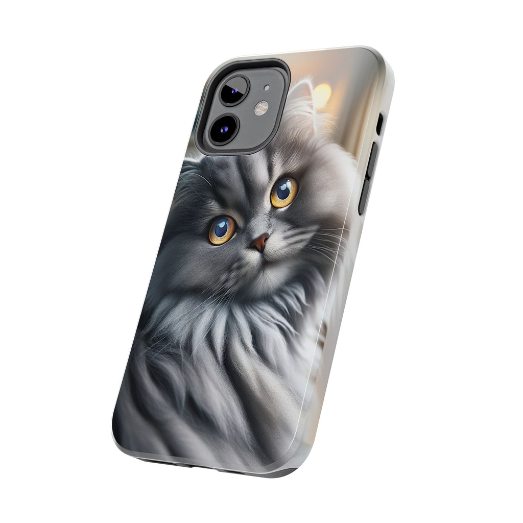 Grey cat - Tough Phone Case