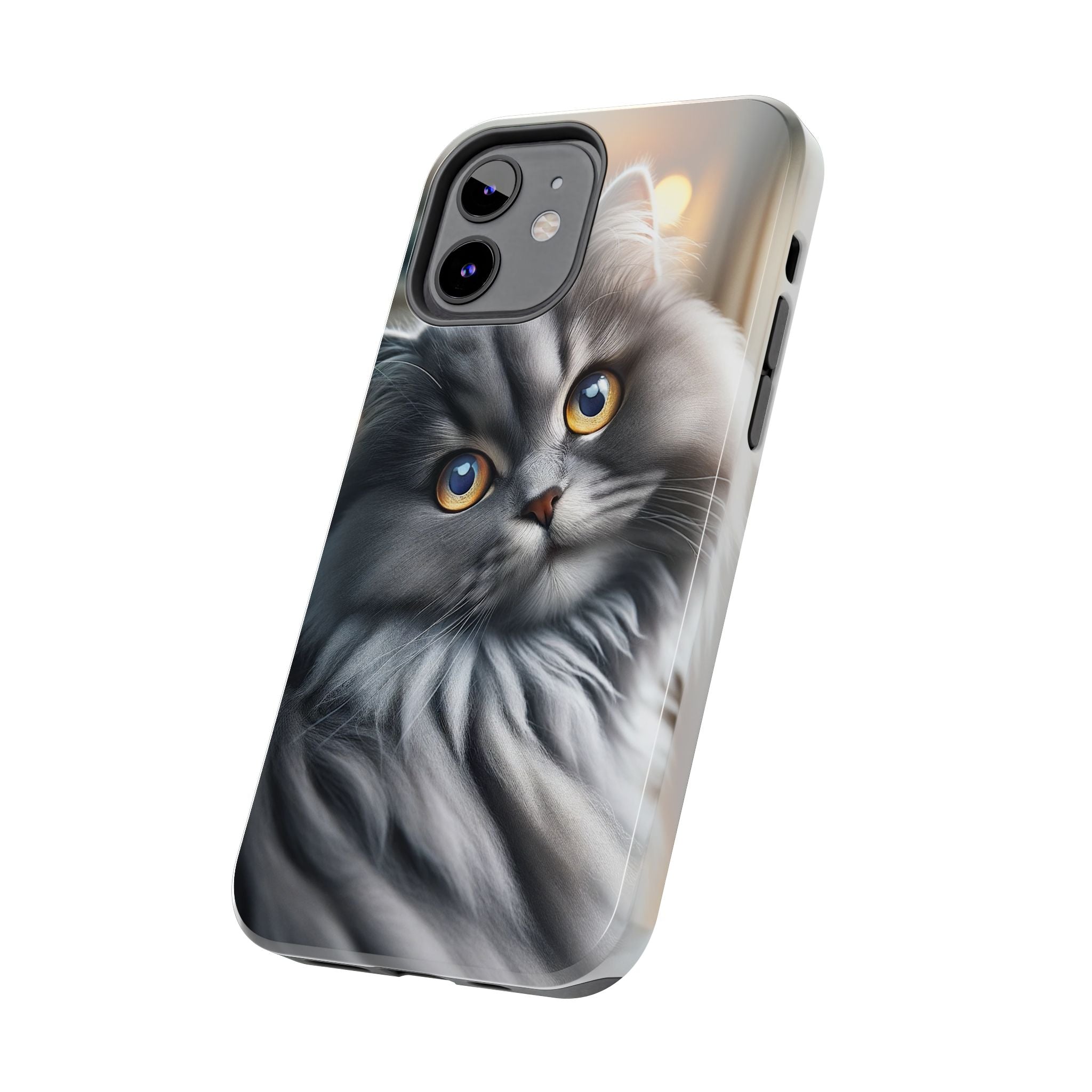 Grey cat - Tough Phone Case