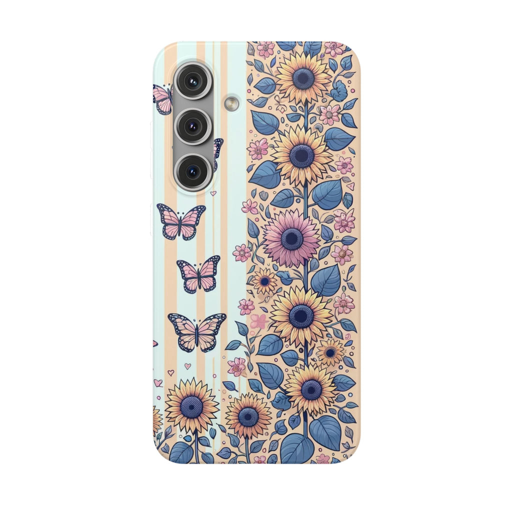 Sunflowers and butterflies - Flexi Case (Samsung only)