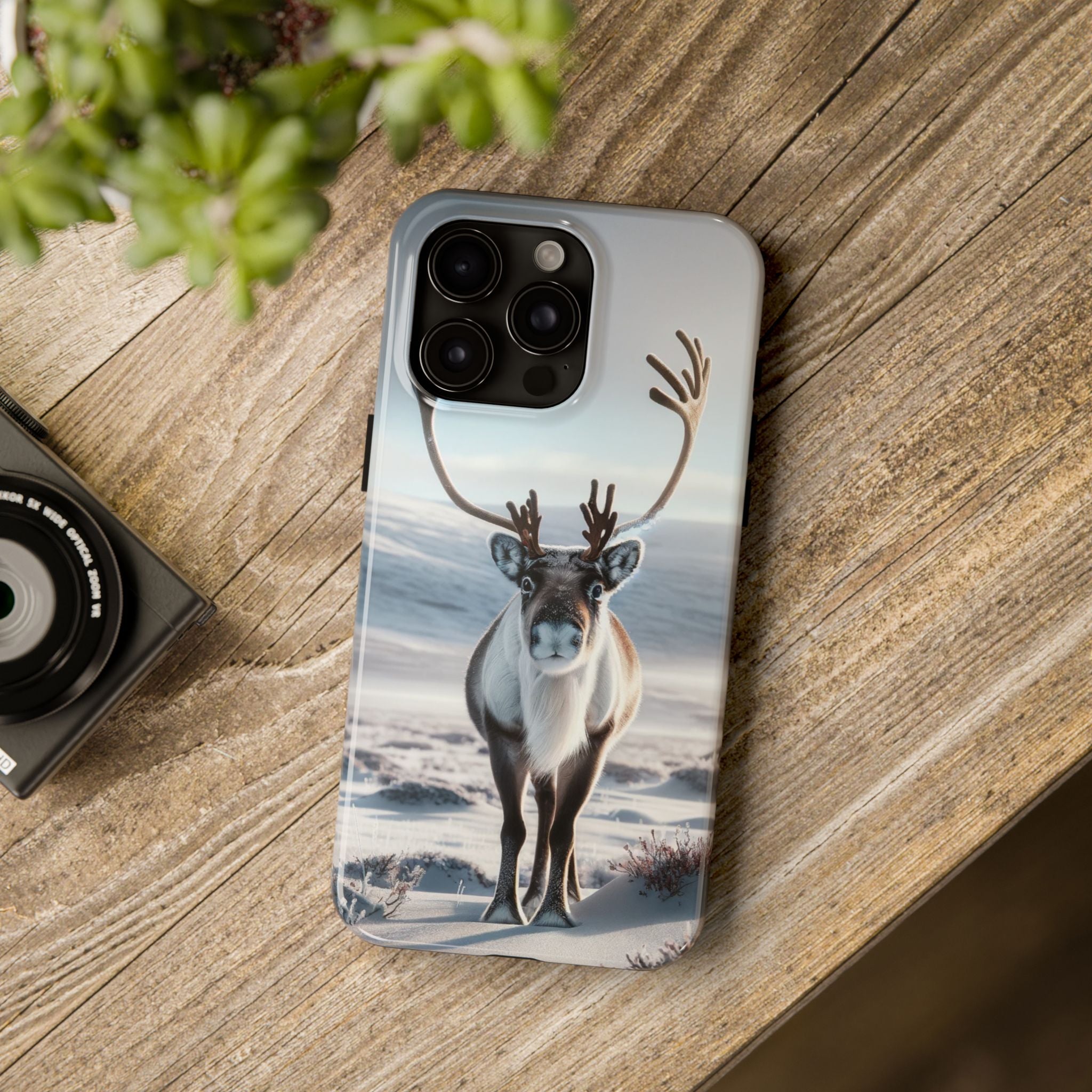 Phone Cases - Curious Reindeer Design