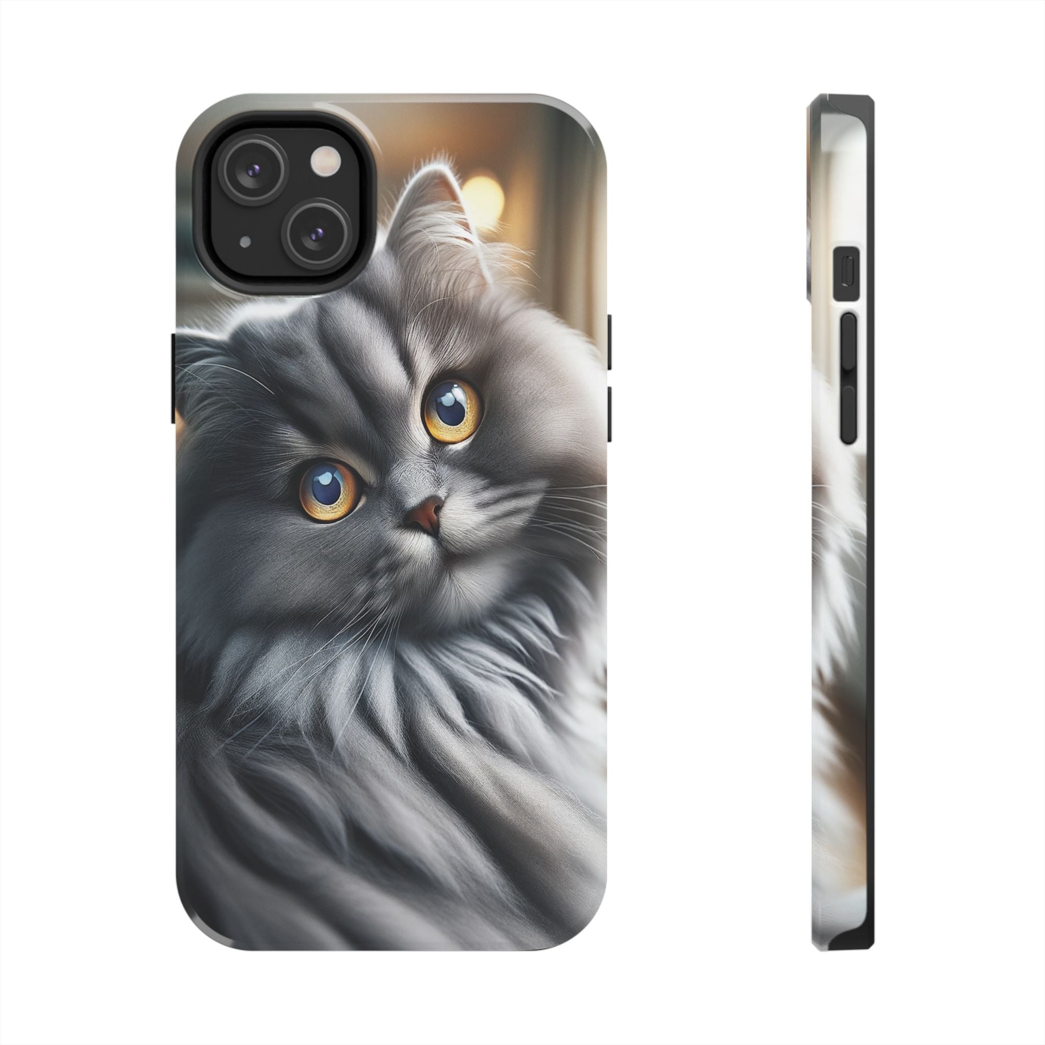 Grey cat - Tough Phone Case