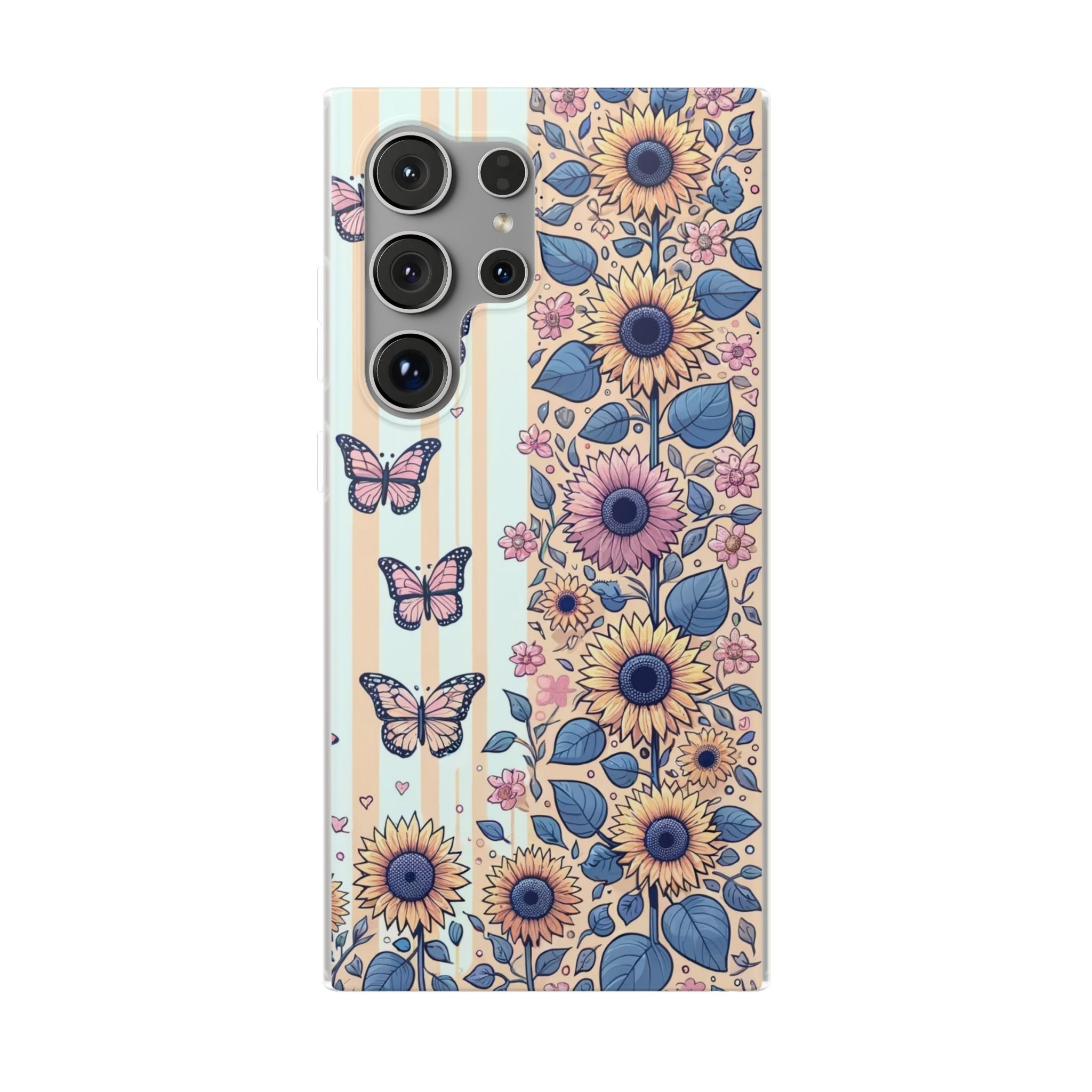 Sunflowers and butterflies - Flexi Case (Samsung only)