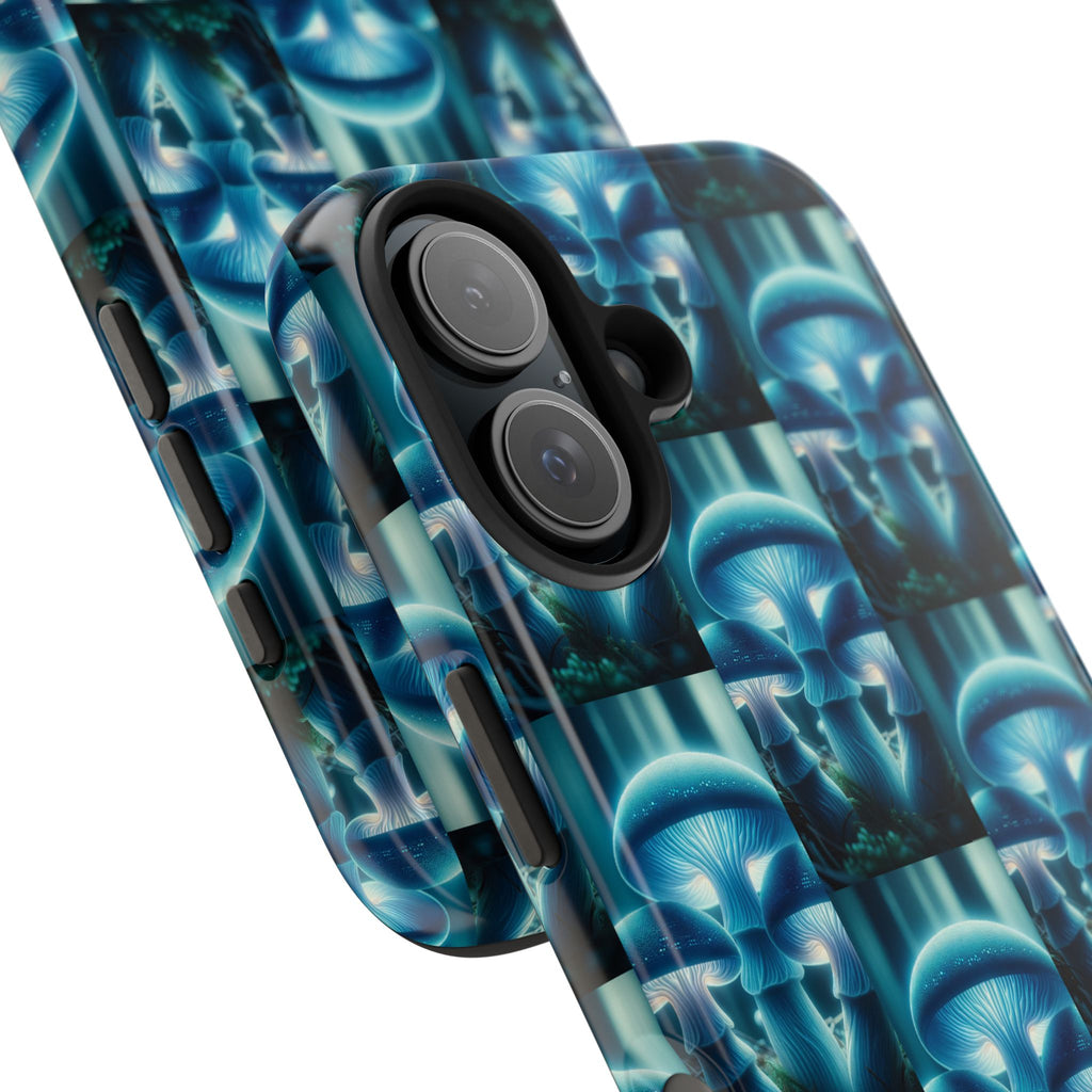 Blue Mushrooms - Tough Phone Case