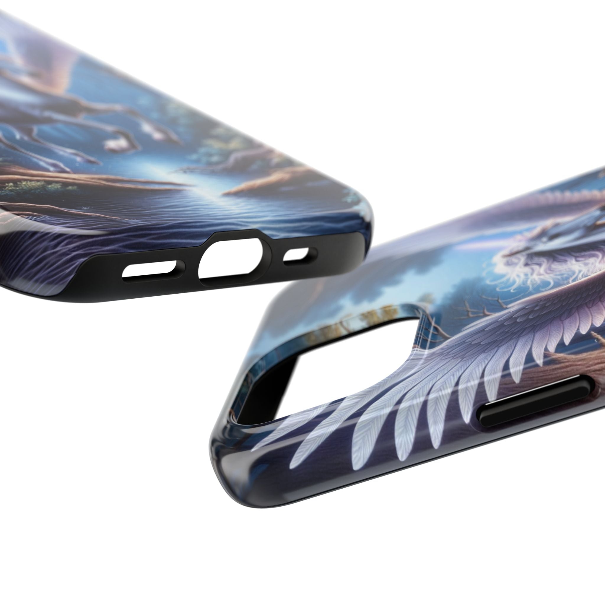 Phone Case - Unicorn Landing in Magical Forest