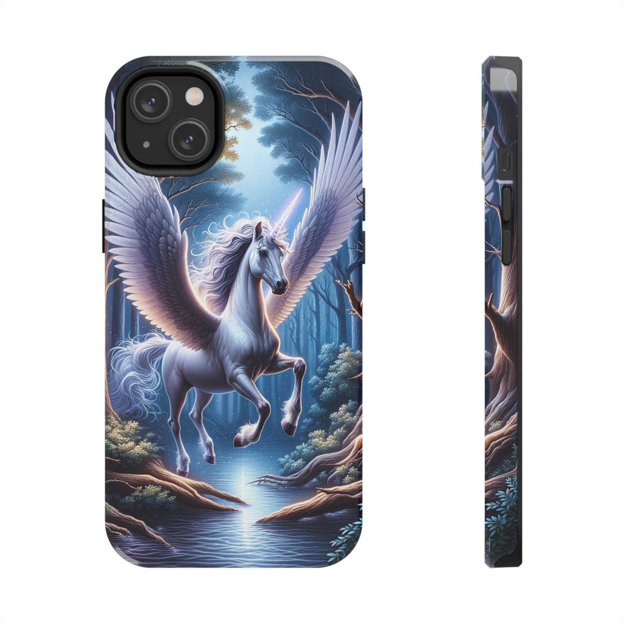 Phone Case - Unicorn Landing in Magical Forest