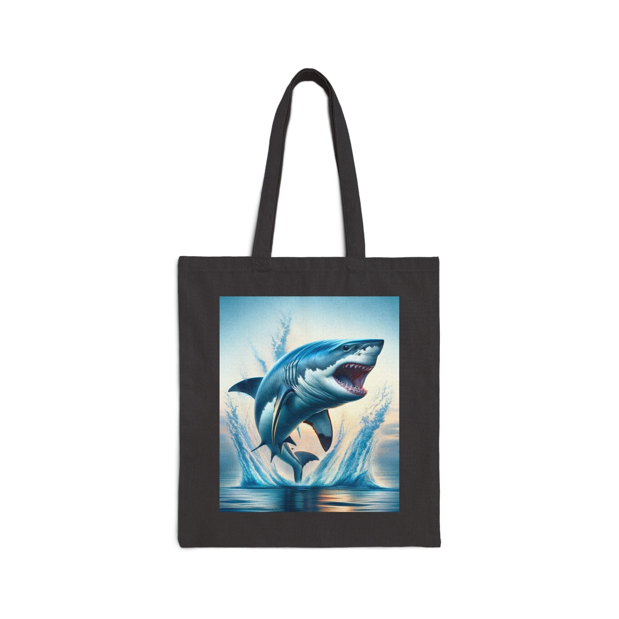 Ocean-Inspired - Cotton Canvas Tote Bag