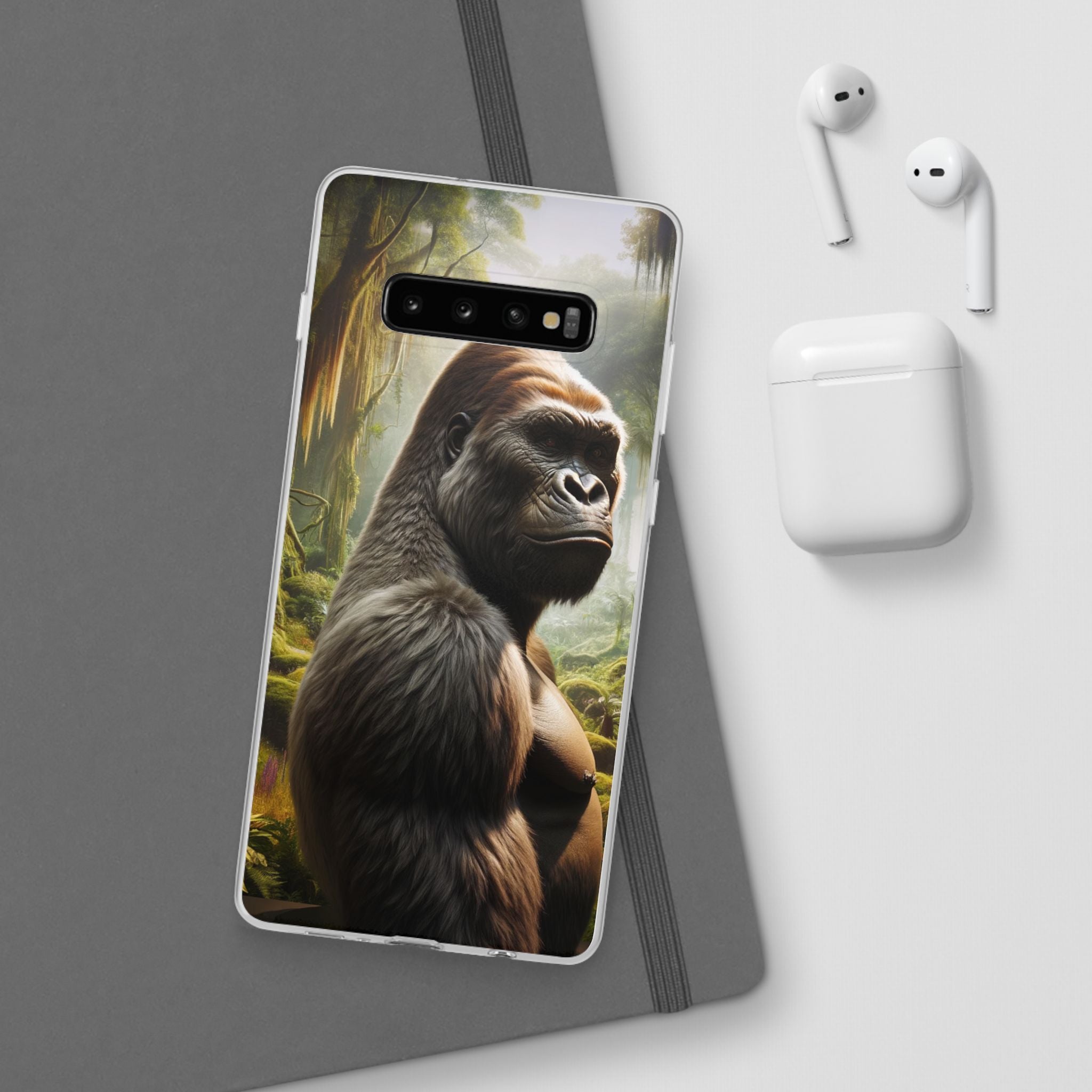 Curious Gorilla - Flexi Case (for Samsung only)