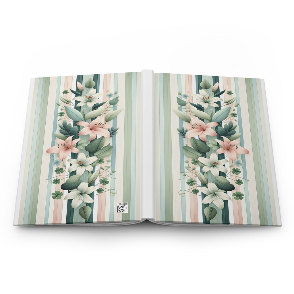 Lilies Pastel 2 - Hardcover Notebook