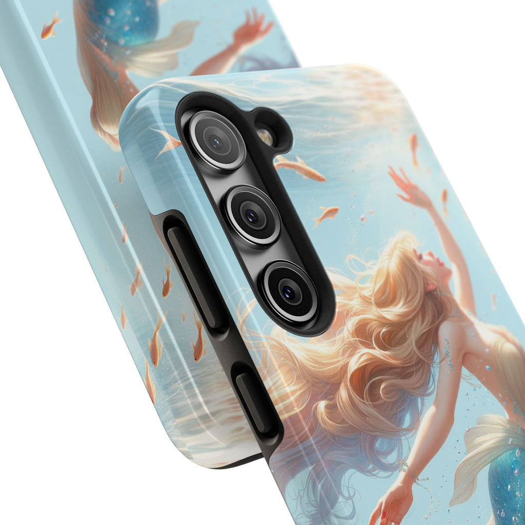 Blond mermaid - Tough Phone Case