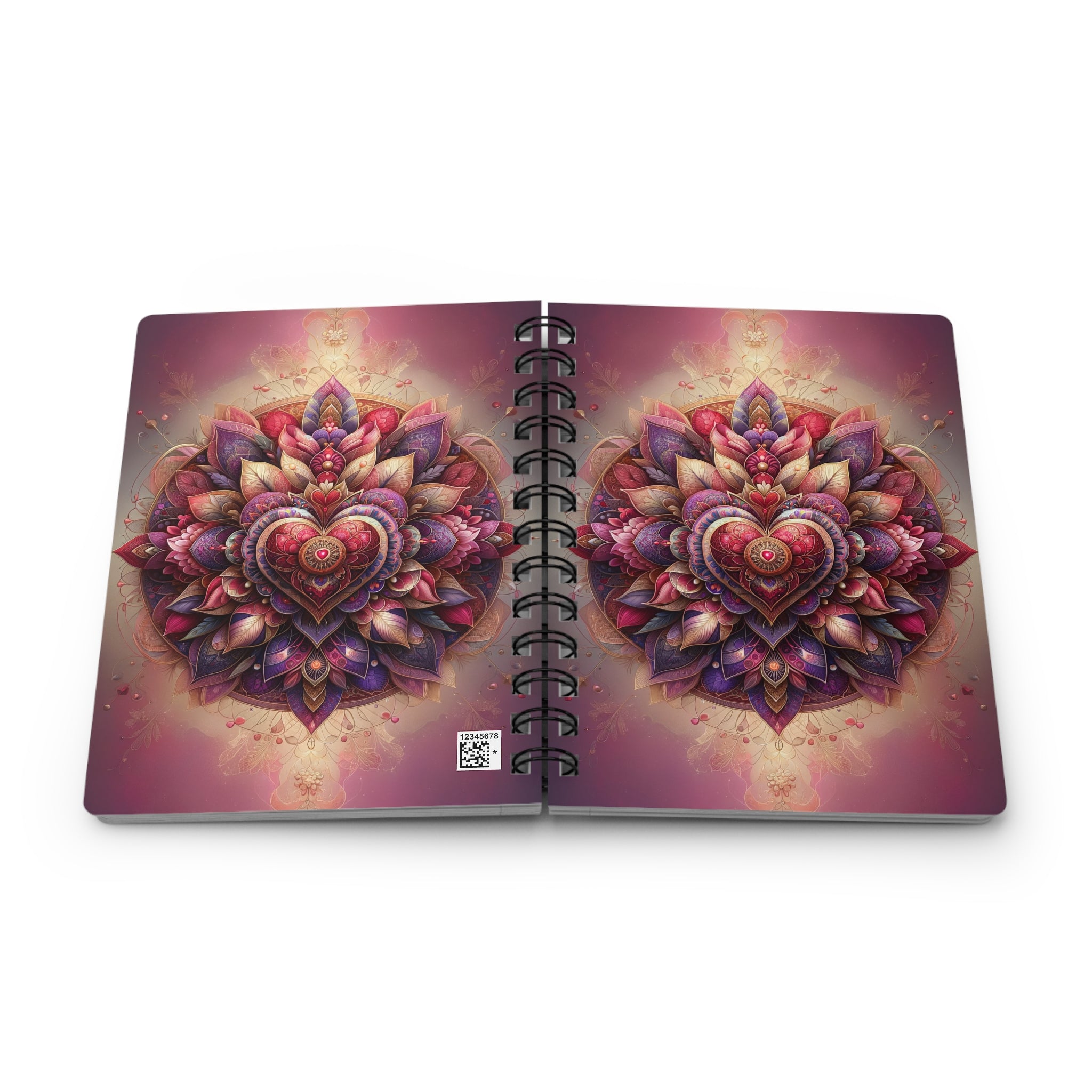 Pink Mandala - Spiral Notebook