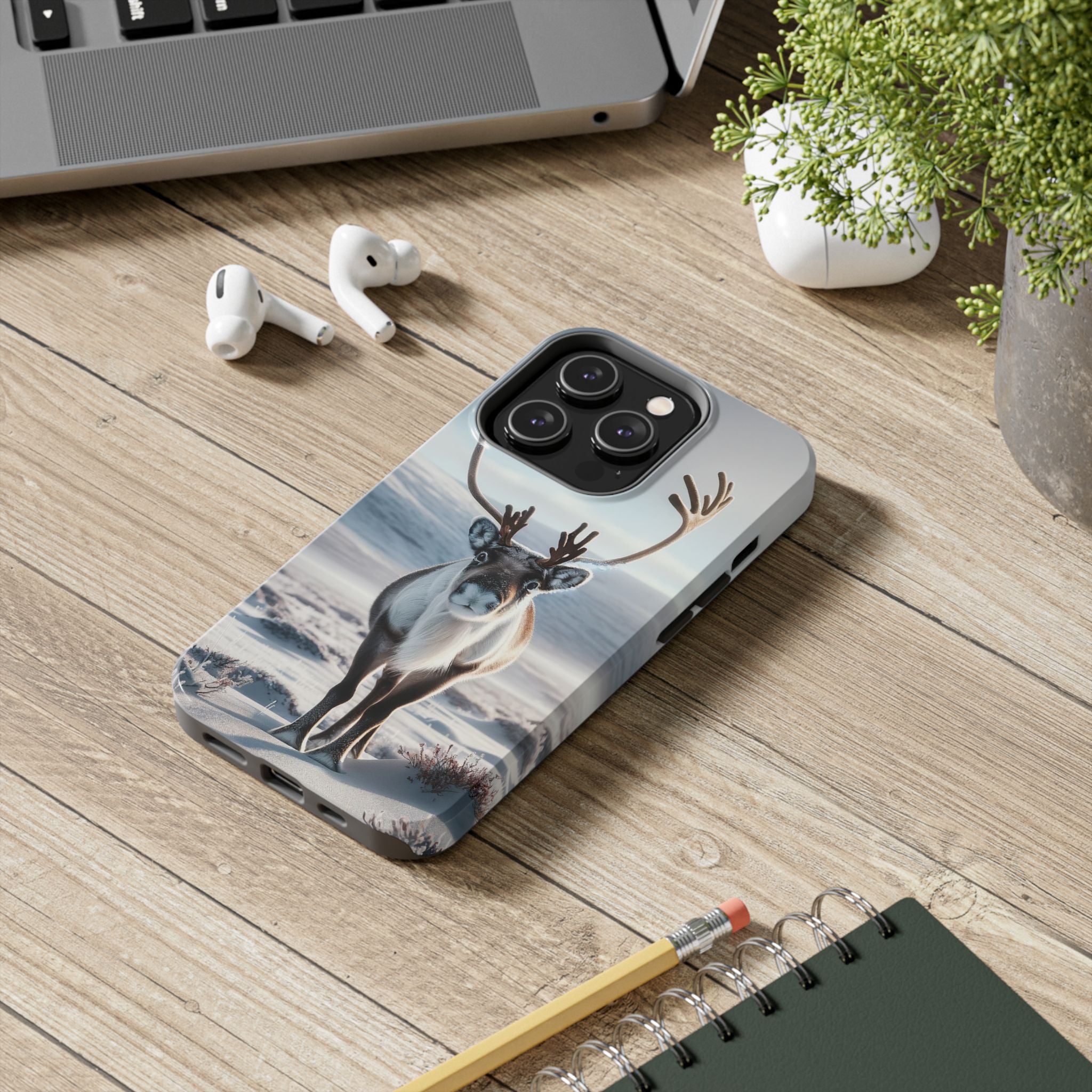 Phone Cases - Curious Reindeer Design
