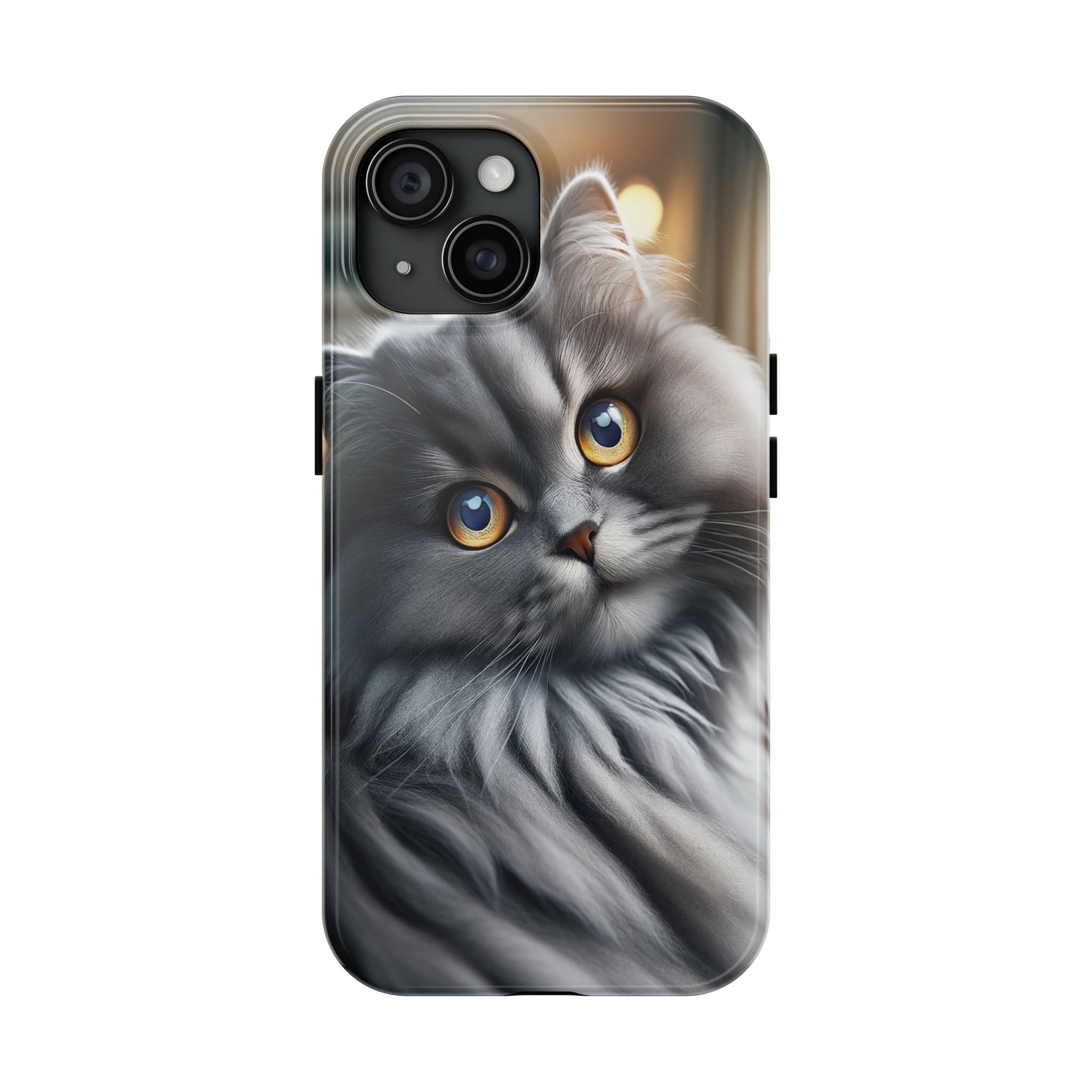 Grey cat - Tough Phone Case