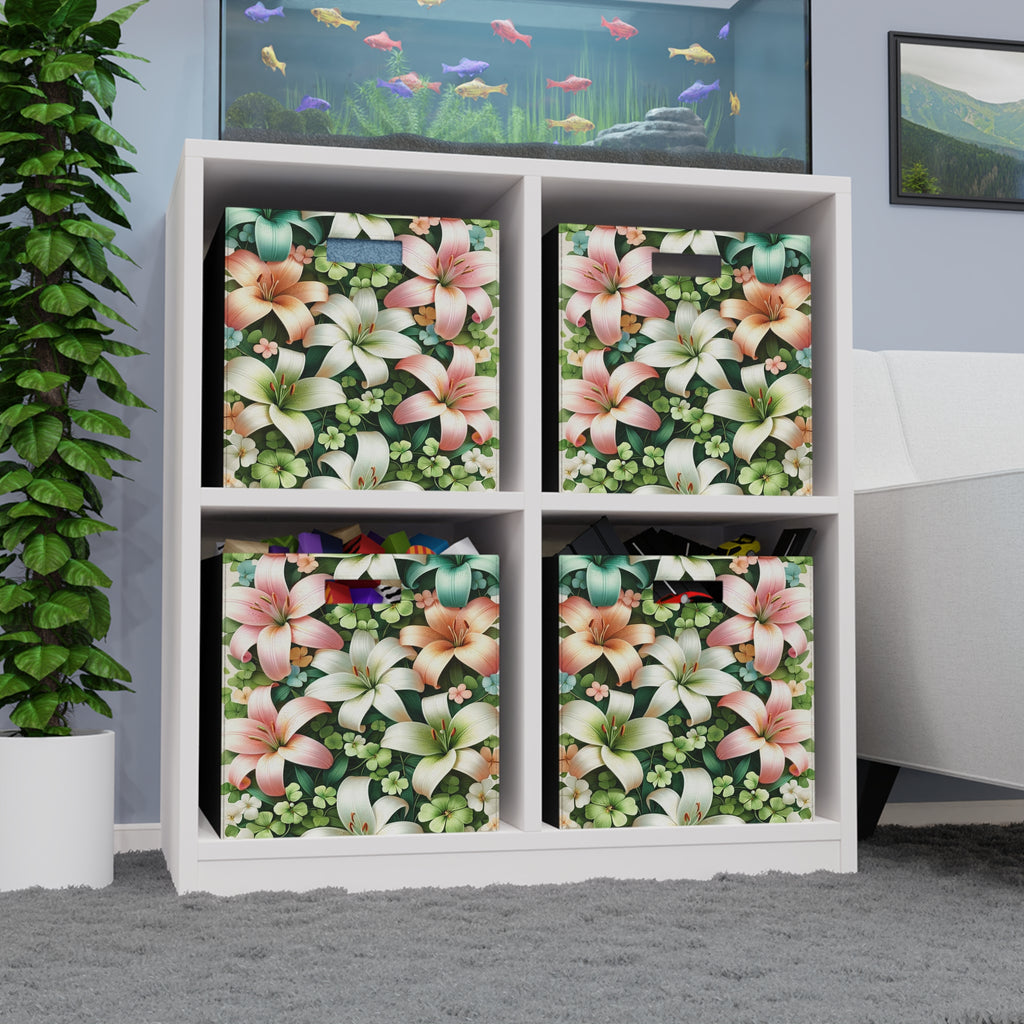 Lilies on green - Storage Box