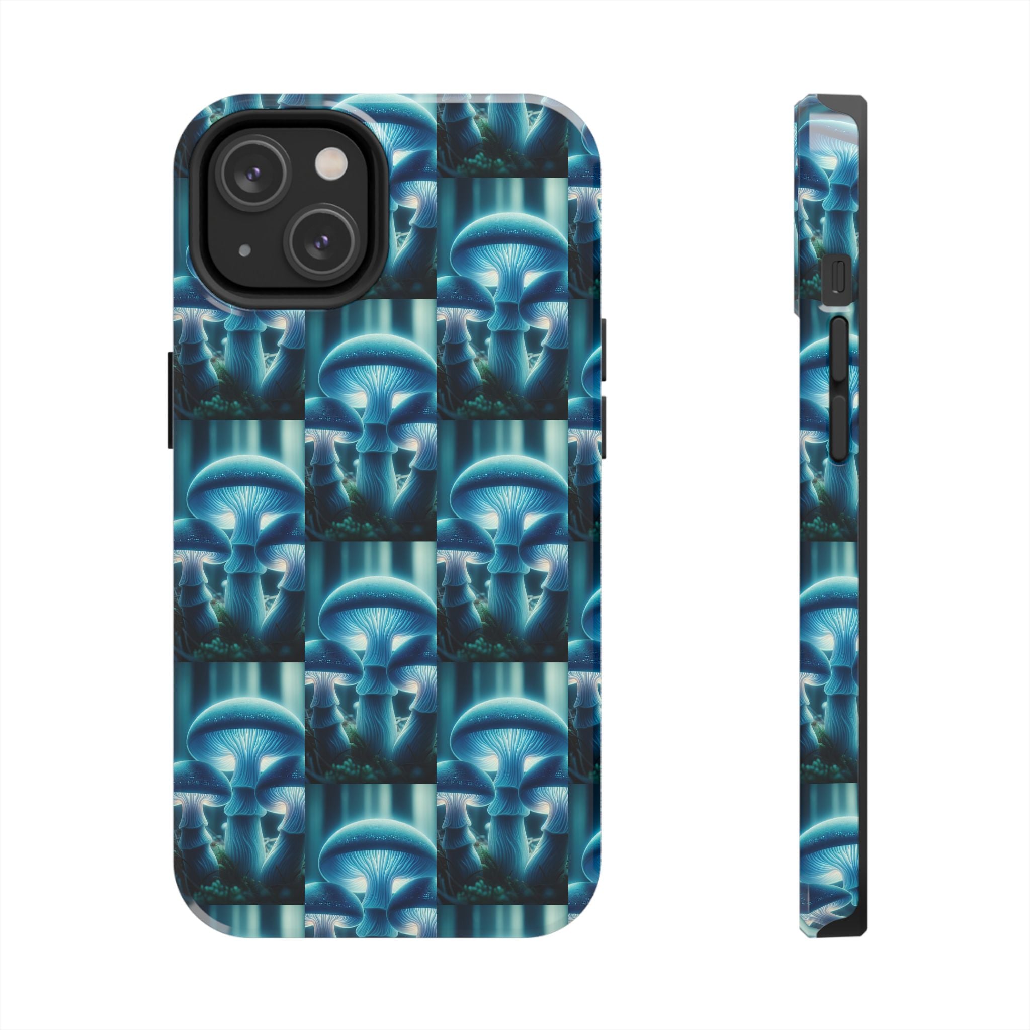 Blue Mushrooms - Tough Phone Case