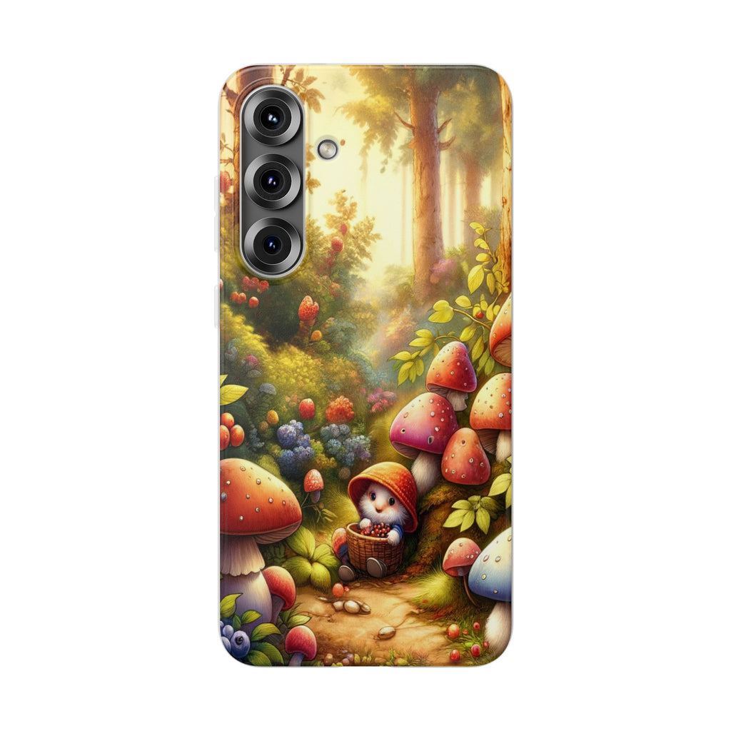Gnome and mushrooms - Flexi Case (Samsung only)