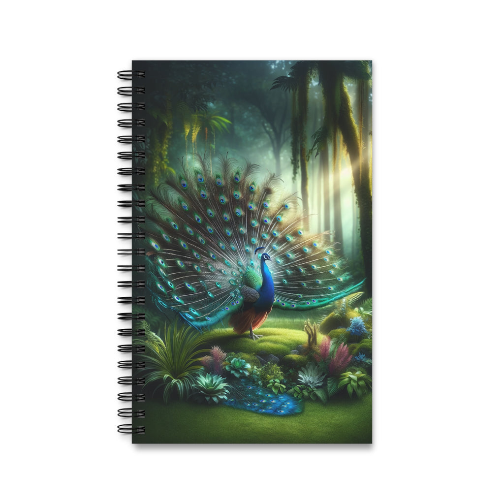 Green Peacock (2) - Spiral Journal