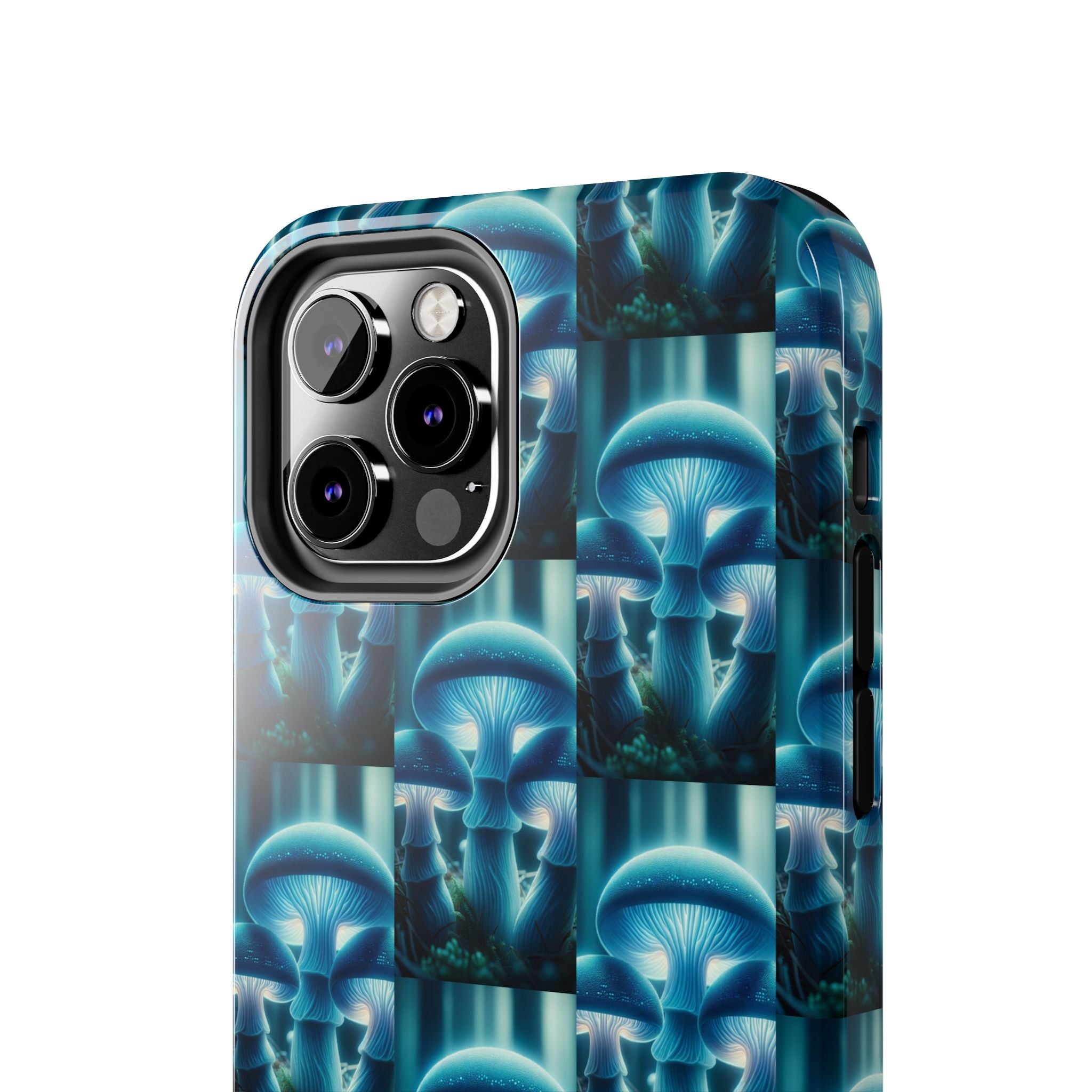 Blue Mushrooms - Tough Phone Case