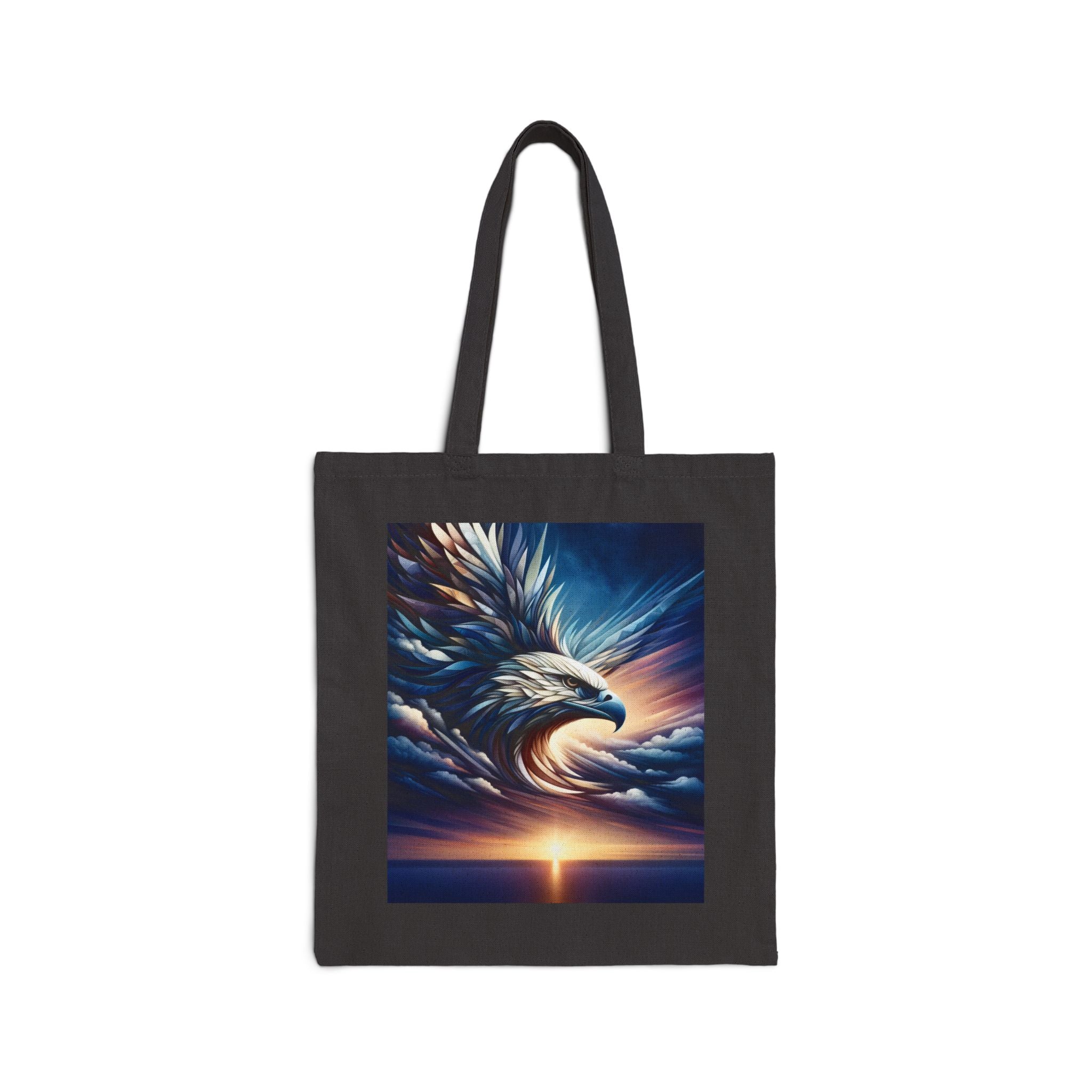 Majestic Eagle in the cloud - Cotton Canvas Tote Bag