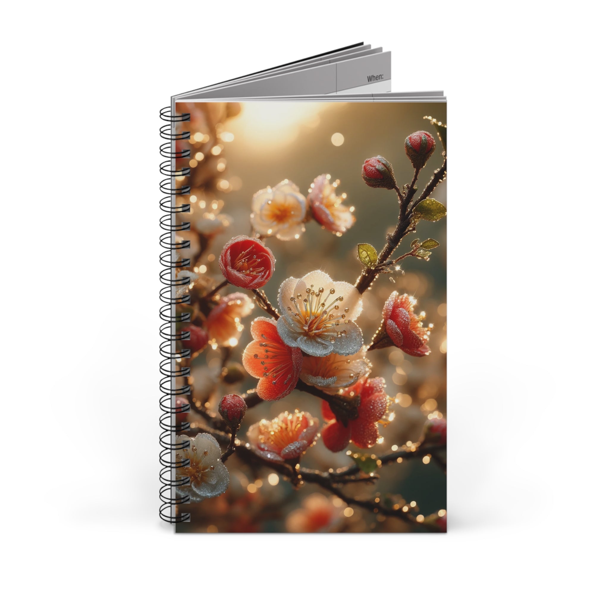 Red & white flowers (2) - Spiral Journal