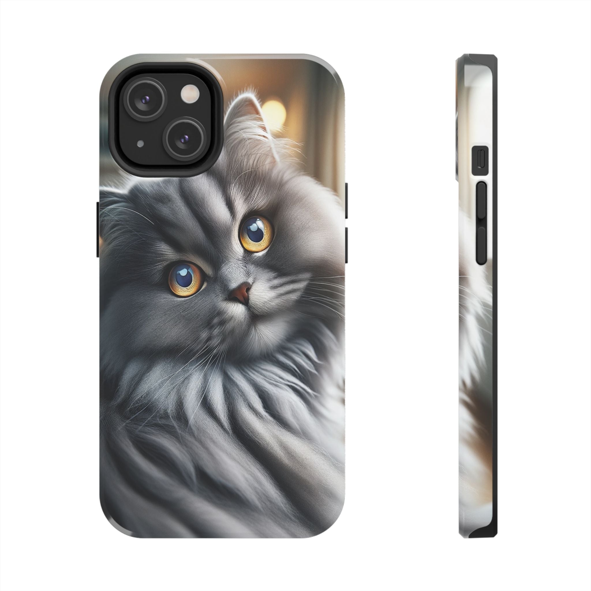 Grey cat - Tough Phone Case