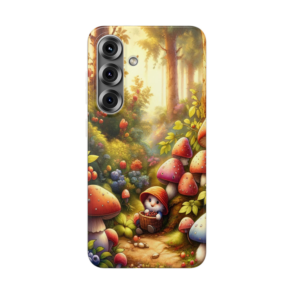 Gnome and mushrooms - Flexi Case (Samsung only)