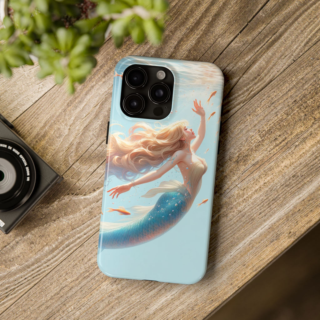 Blond mermaid - Tough Phone Case
