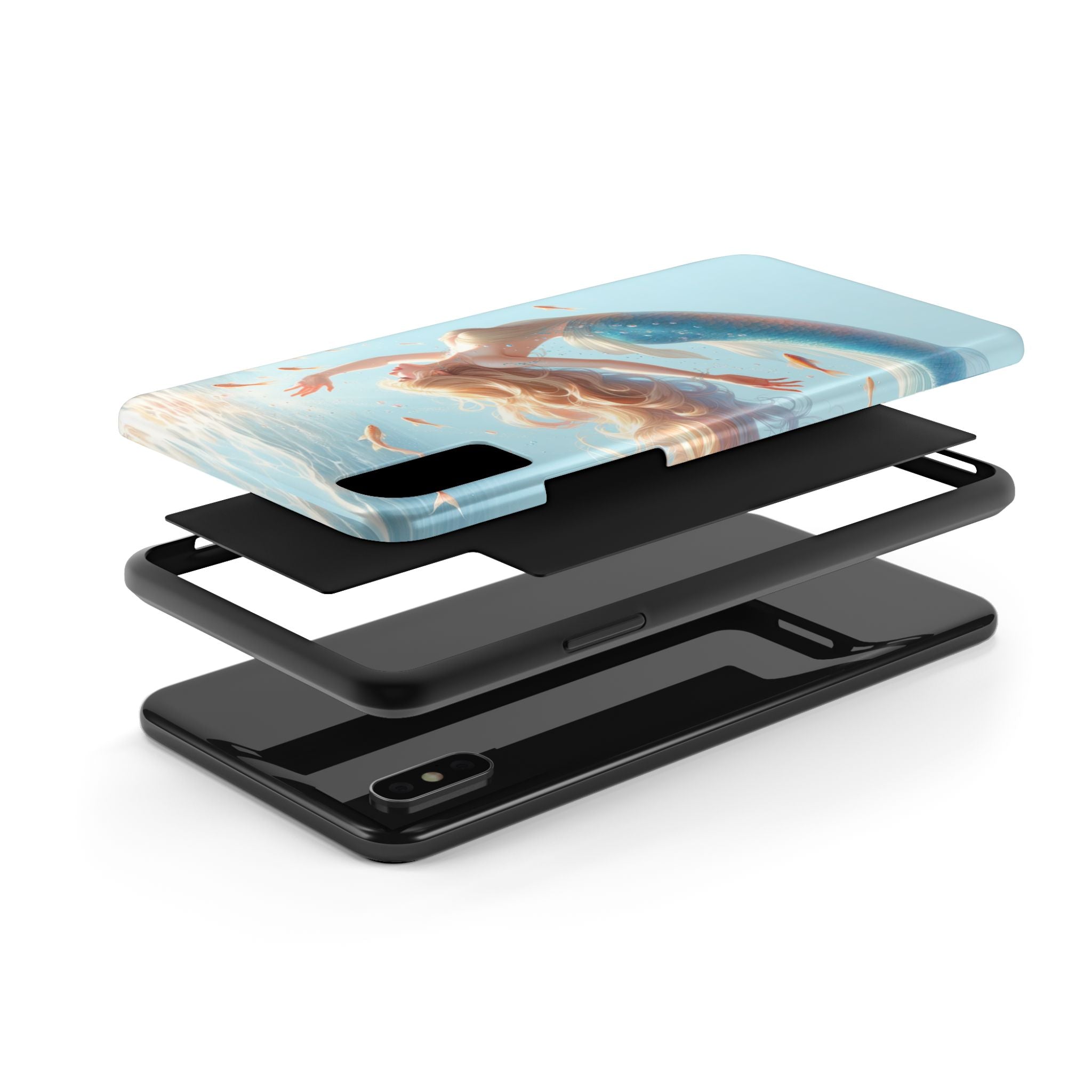 Blond mermaid - Tough Phone Case