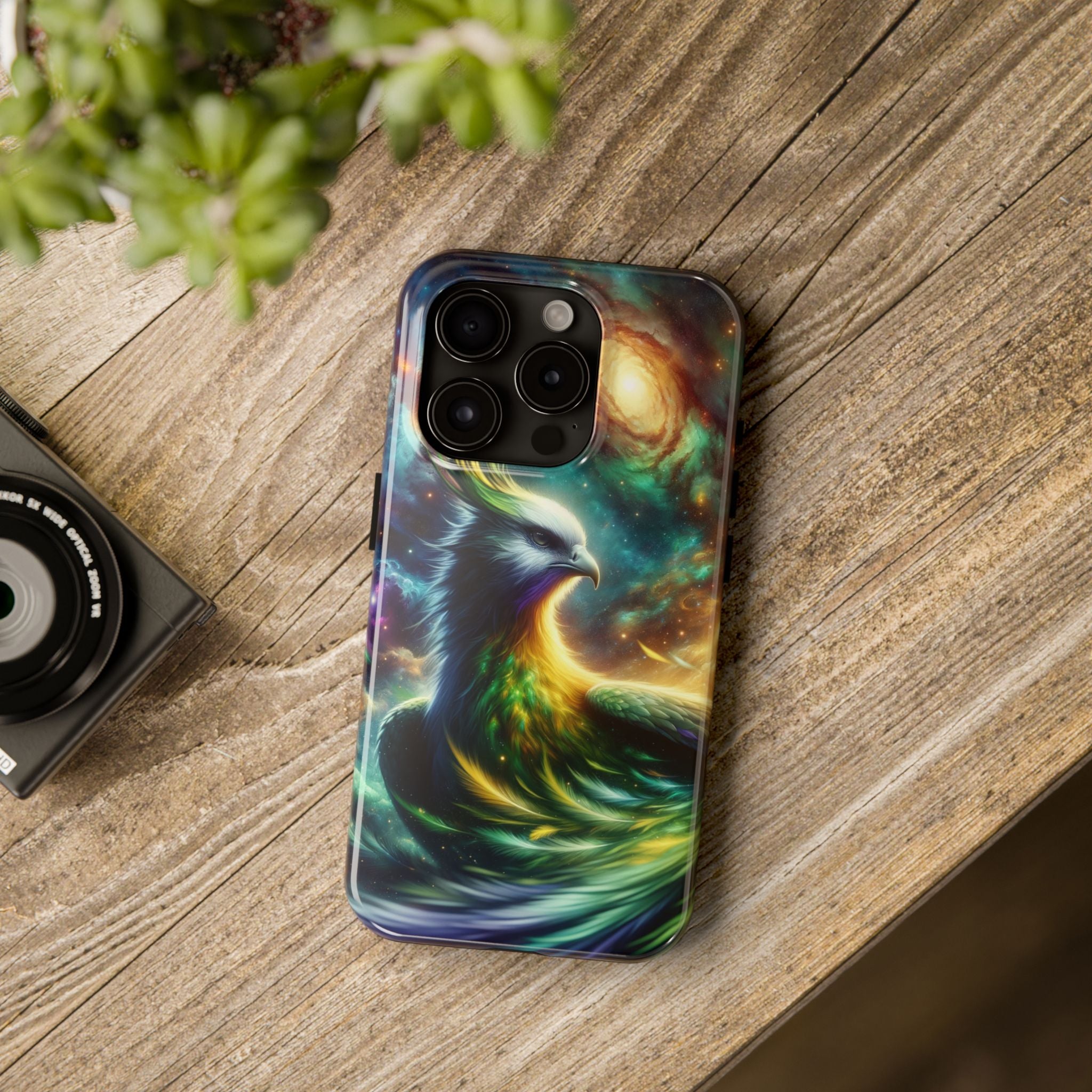 Phone Cases - Green Phoenix Design