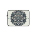 Grey and green Mandala - Laptop Sleeve