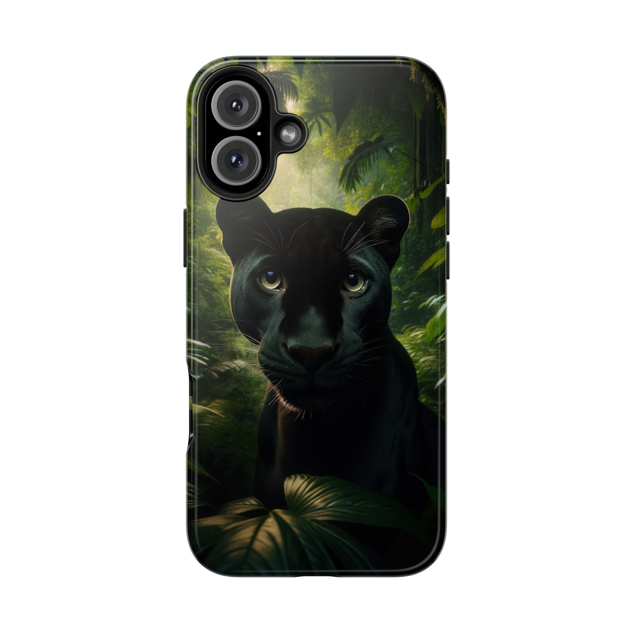Curious black panther - Tough Phone Case