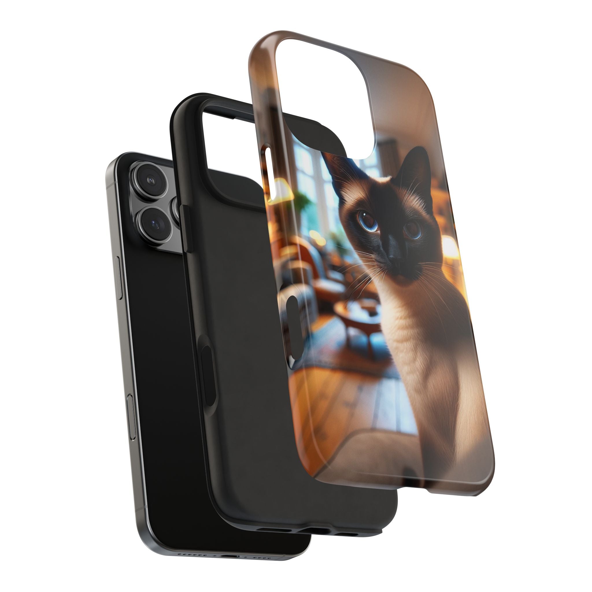 Curious cat - Tough Phone Case