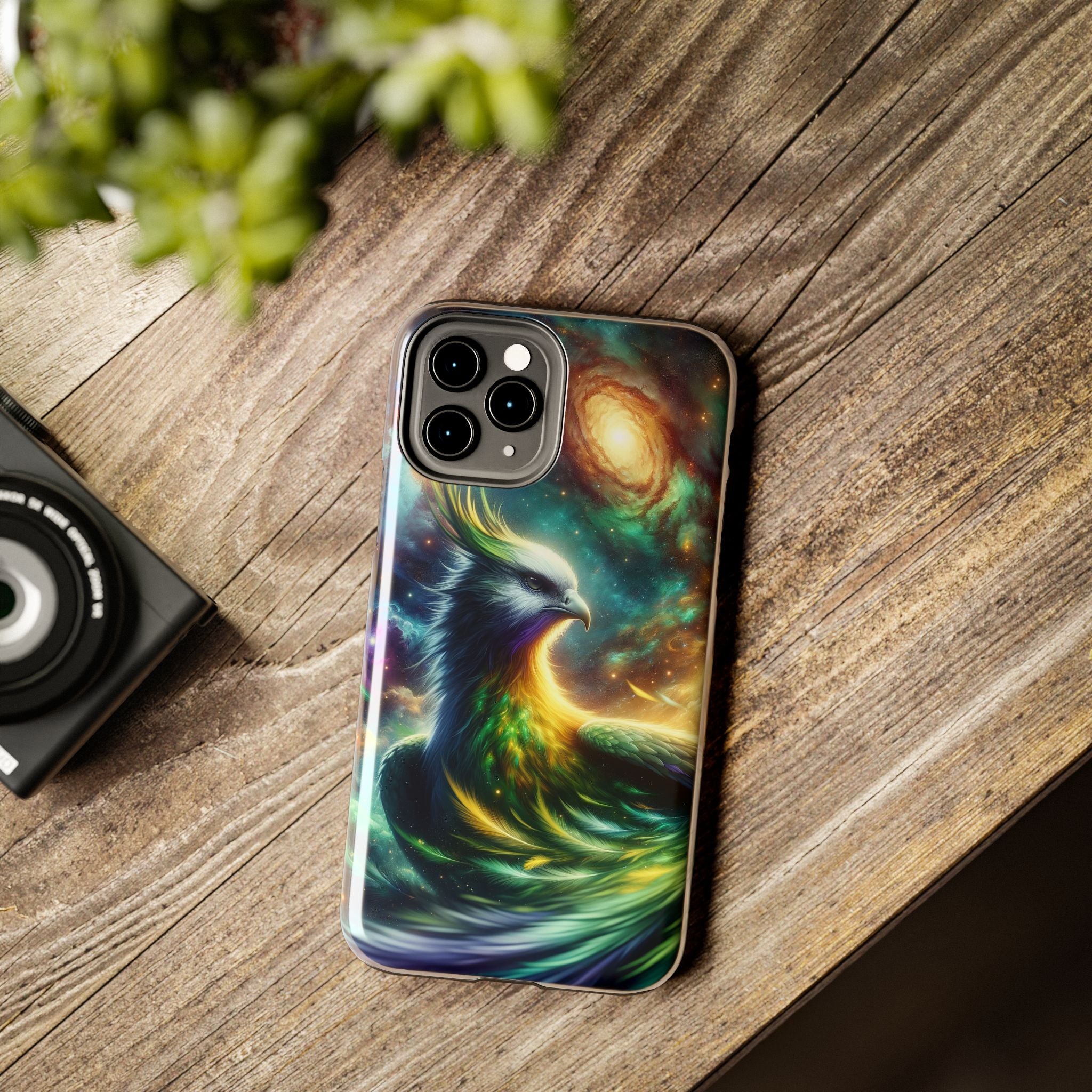 Phone Cases - Green Phoenix Design