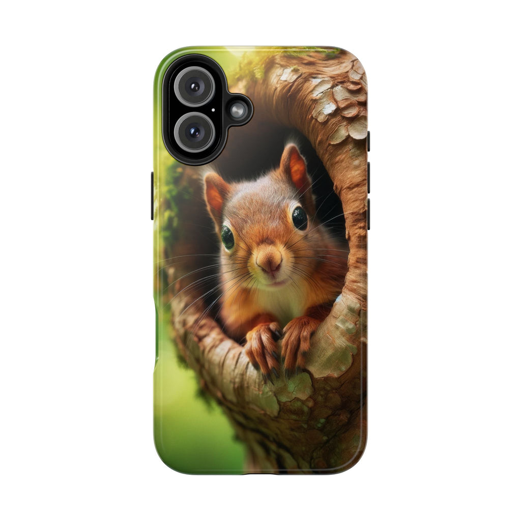 Squirrel in a tree - Tough Phone Case